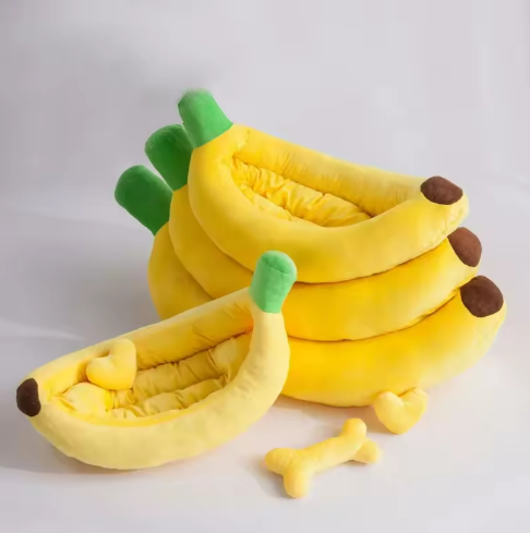 Banana Dog Bed
