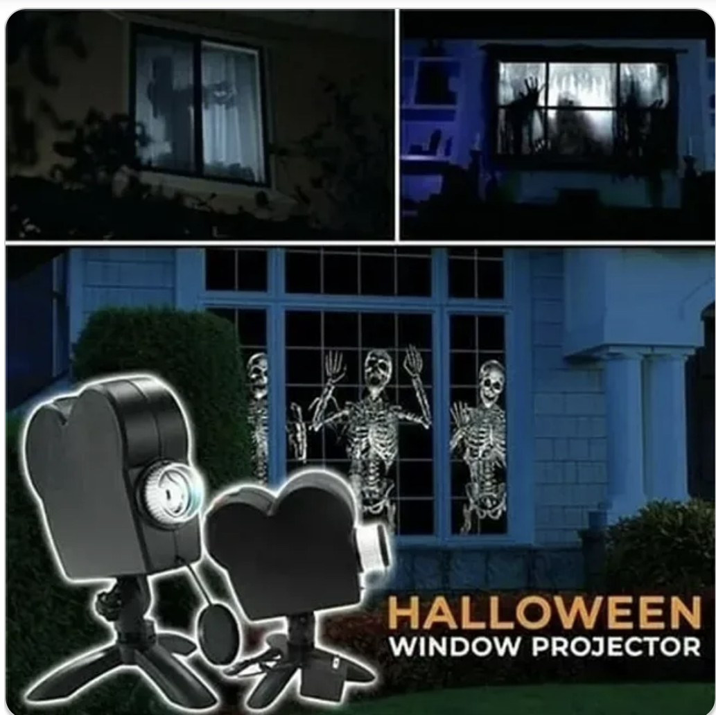 🔥Hot Sale 60% OFF💀 2025 New Upgrade Halloween/Christmas Holographic Projection