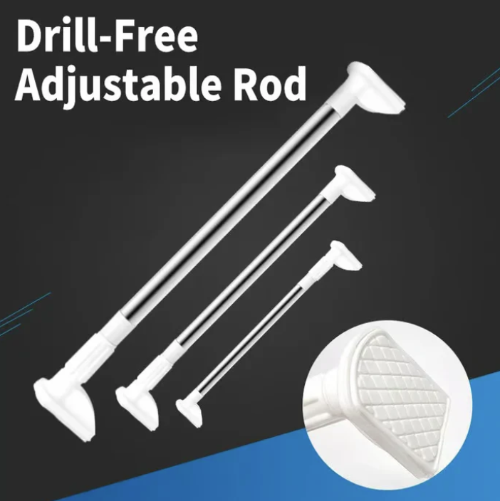 Drill-Free Adjustable Rod