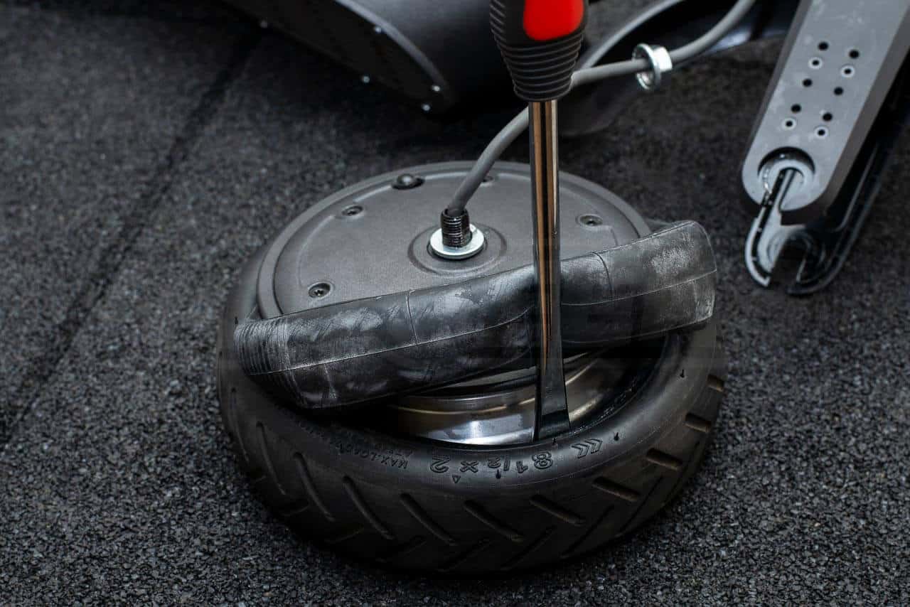 Crevaison CAA Trottinette électrique