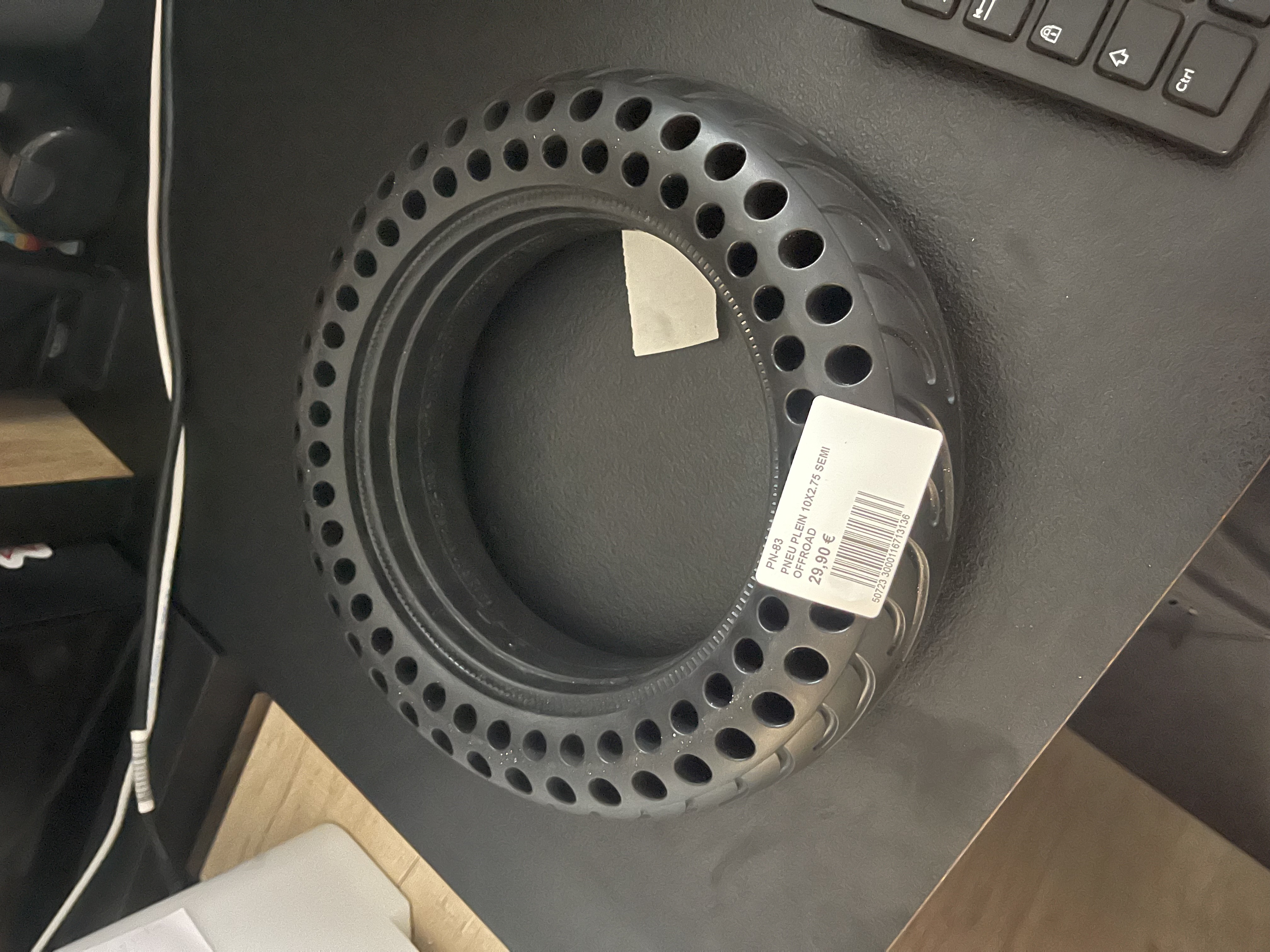 Changement  pneu classique à pneu pleins 