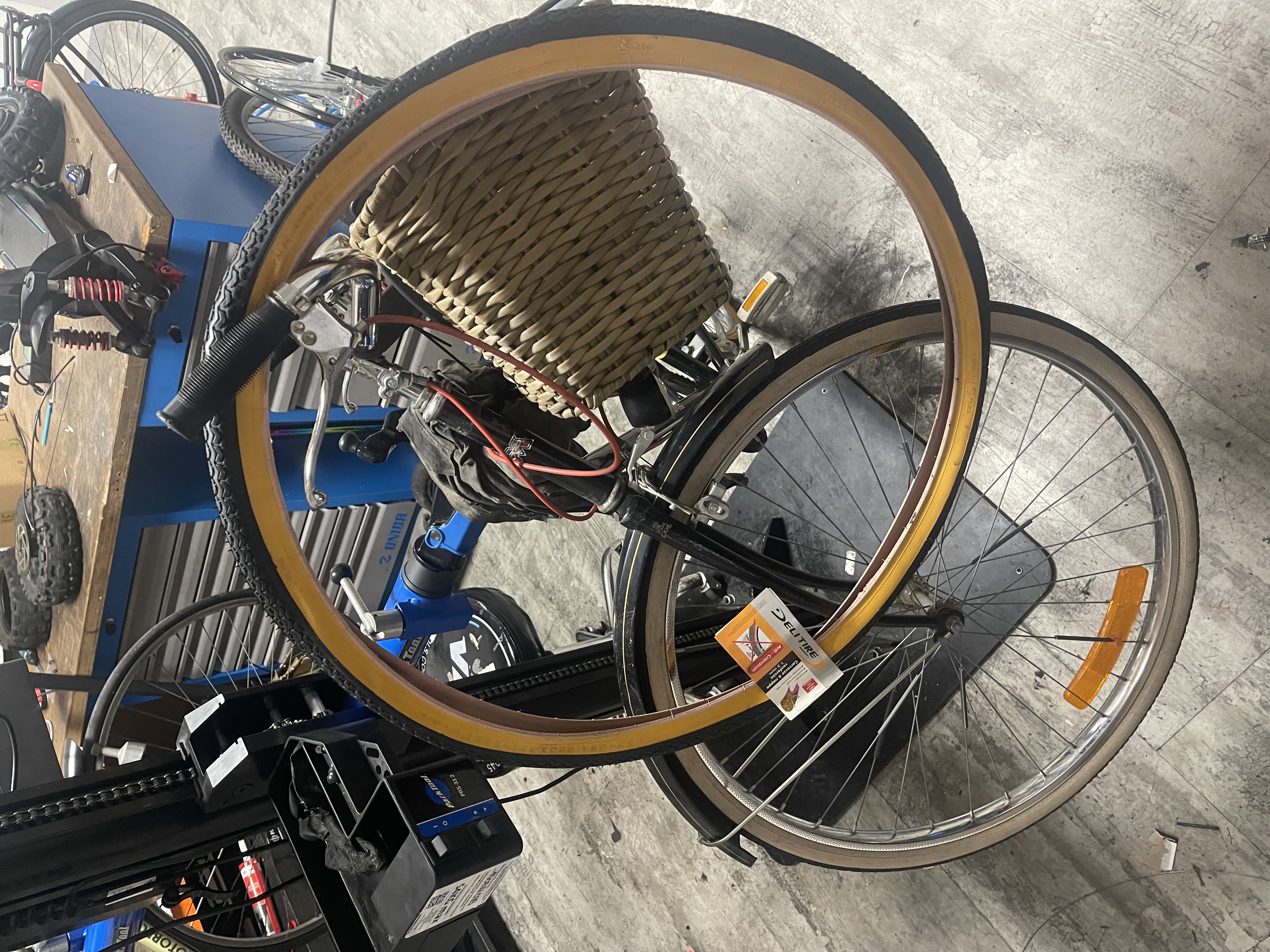 changement pneu vélo