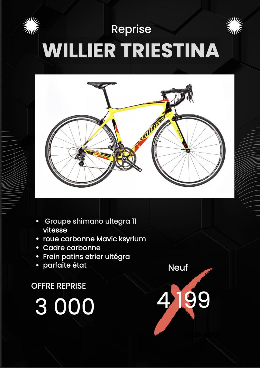 Vélo route Willier