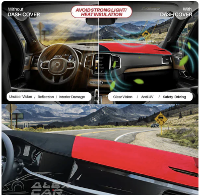 Apex Custom Fit Dashboard Mat Cover For Sedan, Hatchback, , MPV, Truck, SUV etc.