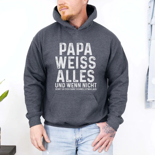 Dad Knows Everything And If Not He Quickly Makes Something Up Hoodie