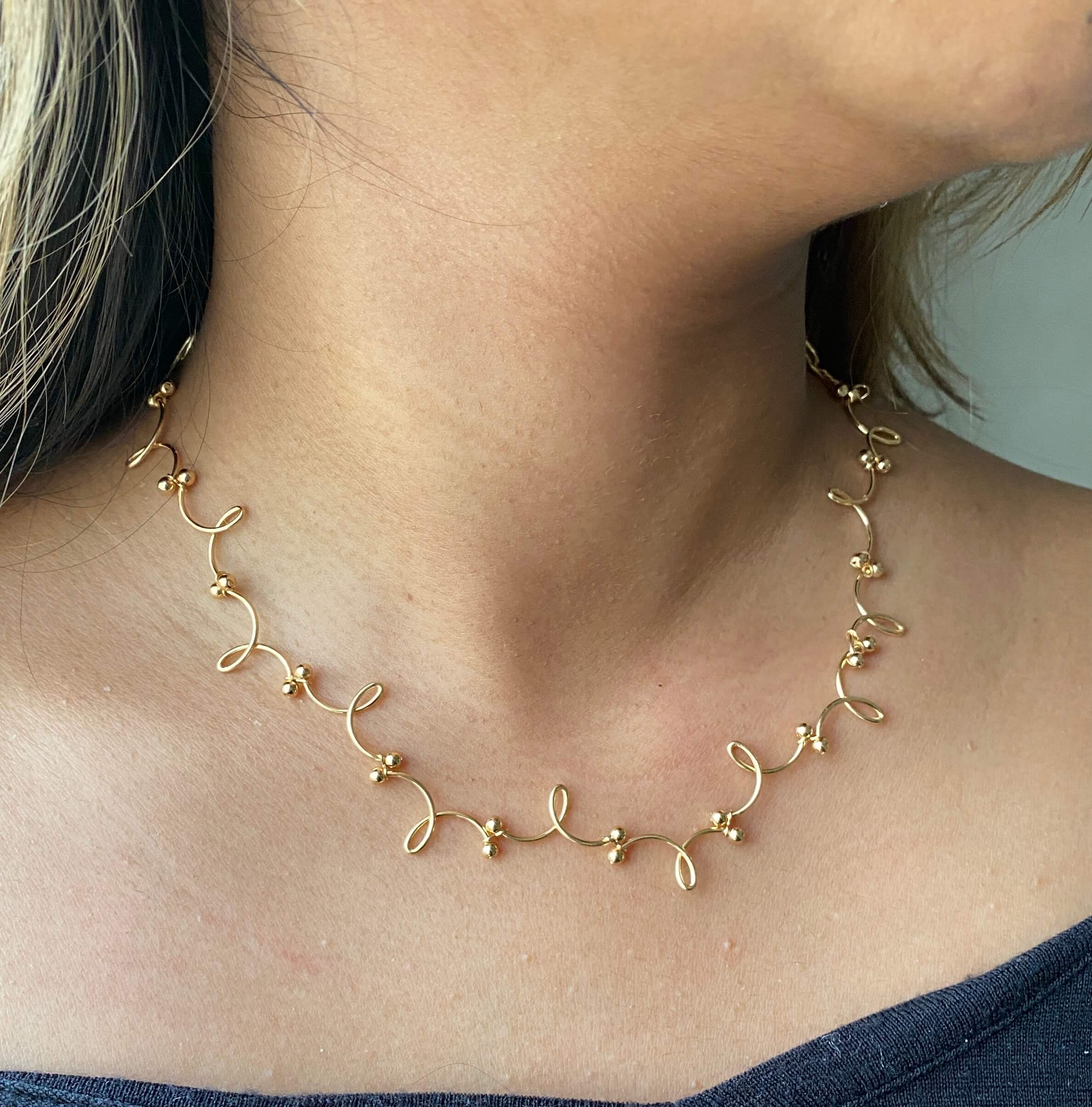 Unique Gold Necklace