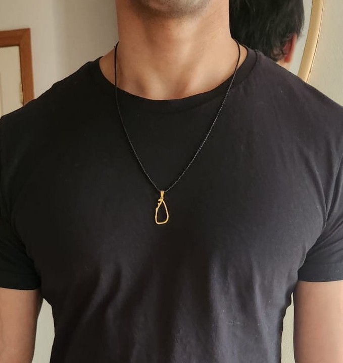 Introducing our new Men’s necklace Sri Lankan Map Pendant Necklace 