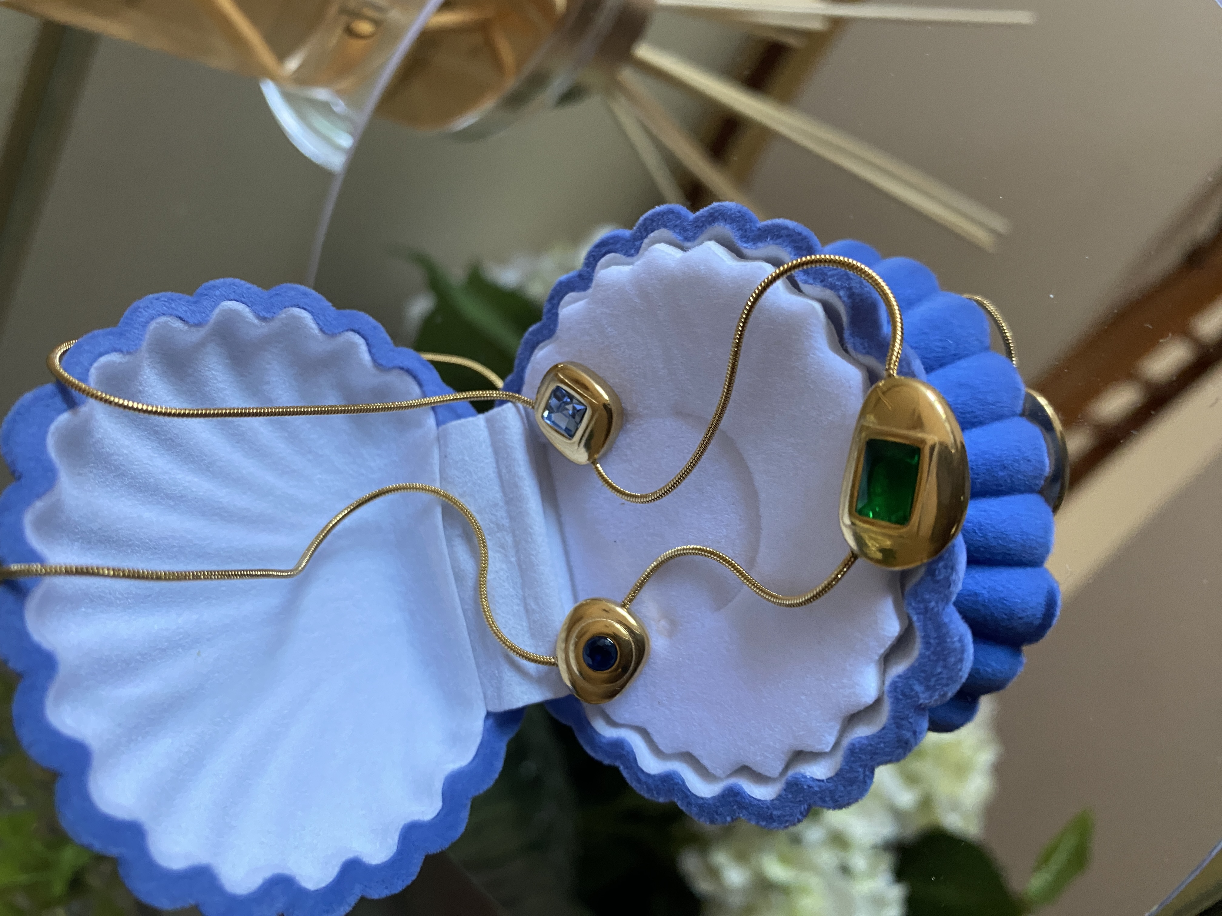 Elegant zircon snake Necklaces