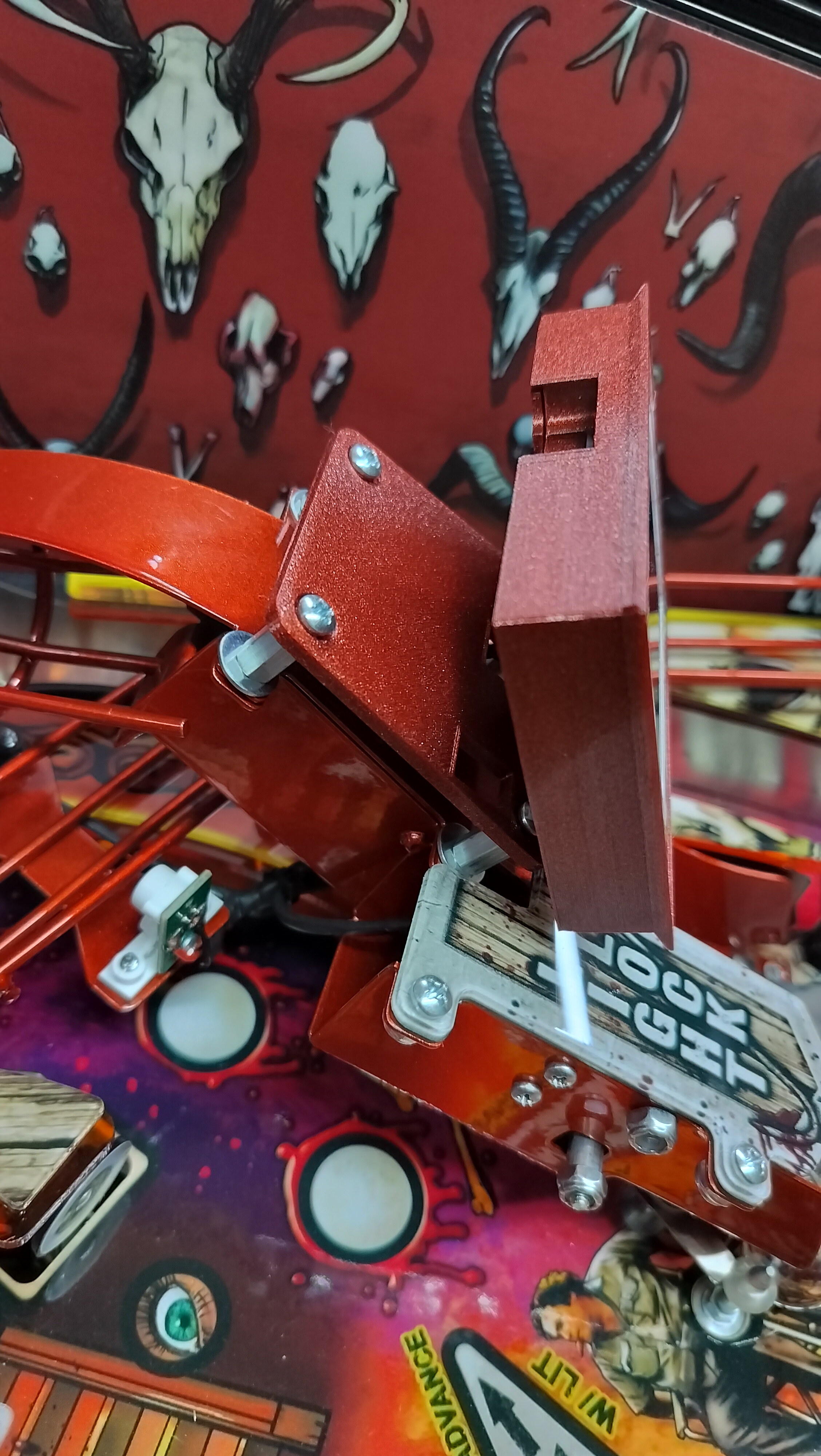 Texas Chainsaw Massacre Playfield display