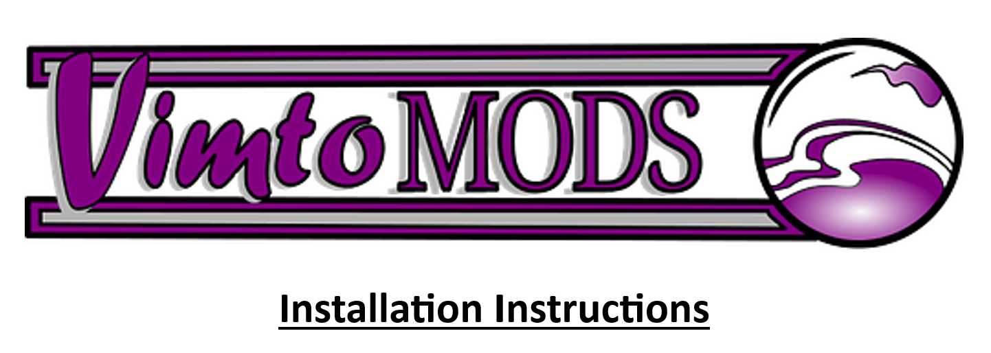 Texas Chainsaw Massacre Launch Button display Mod Installation Instructions PDF