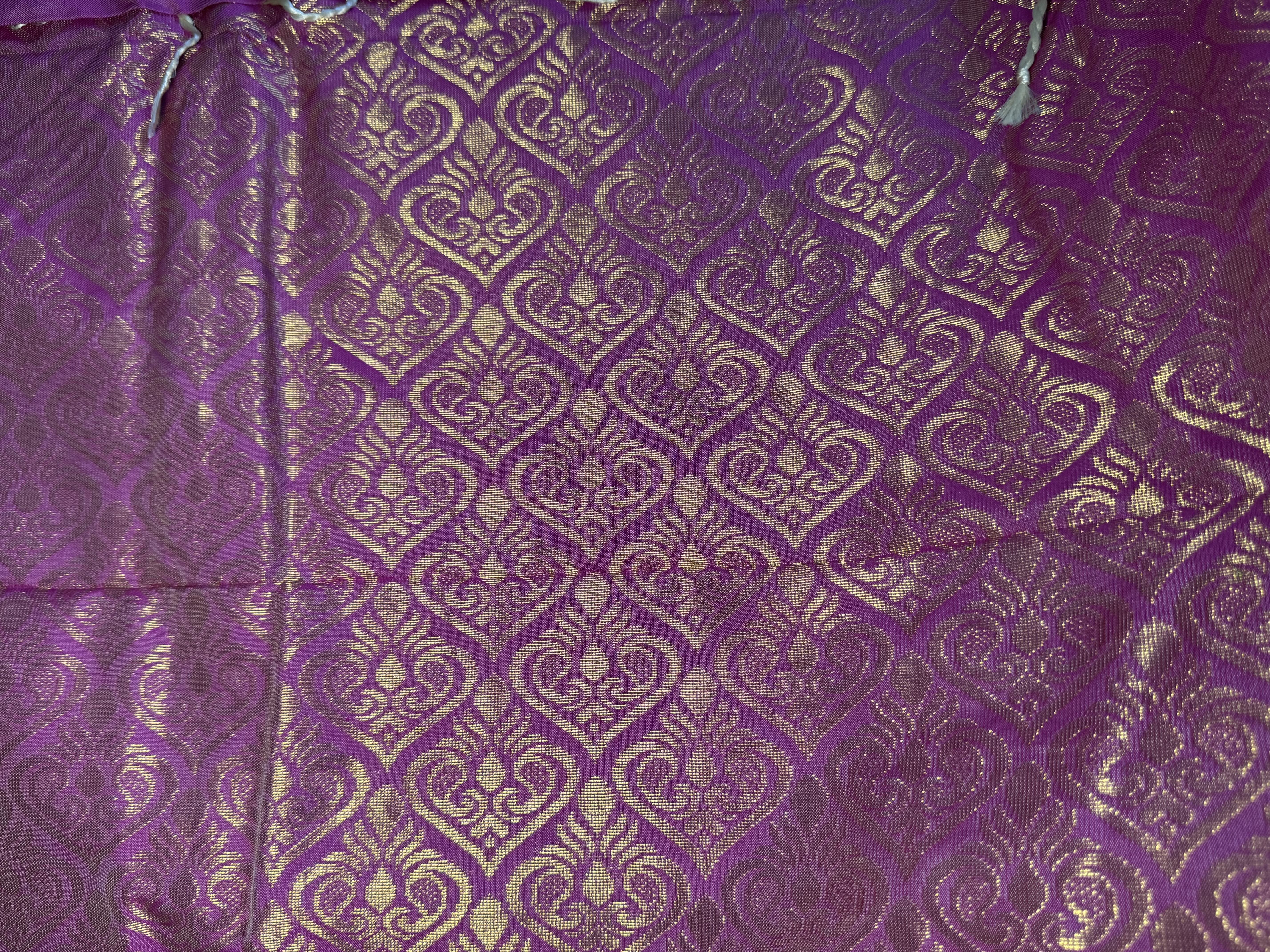 Onion pink semi silk saree
