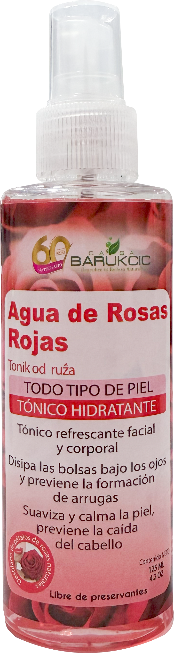Agua de Rosas Rojas