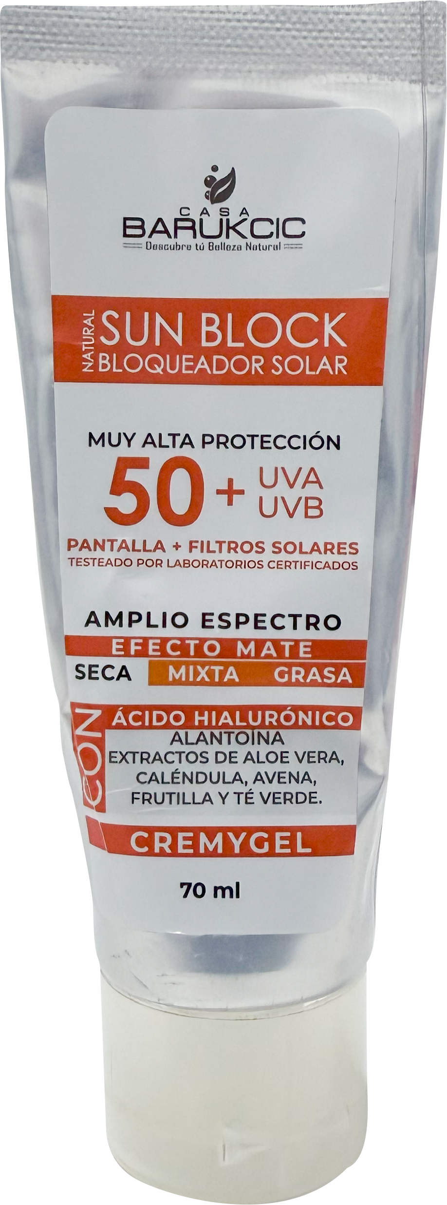 Bloqueador Solar Sun Block 50+ UVA-UVB