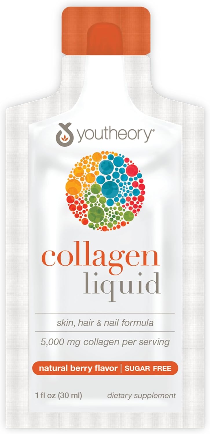 Líquido de colágeno para la piel del cabello y las uñas con péptidos de colágeno y aminoácidos