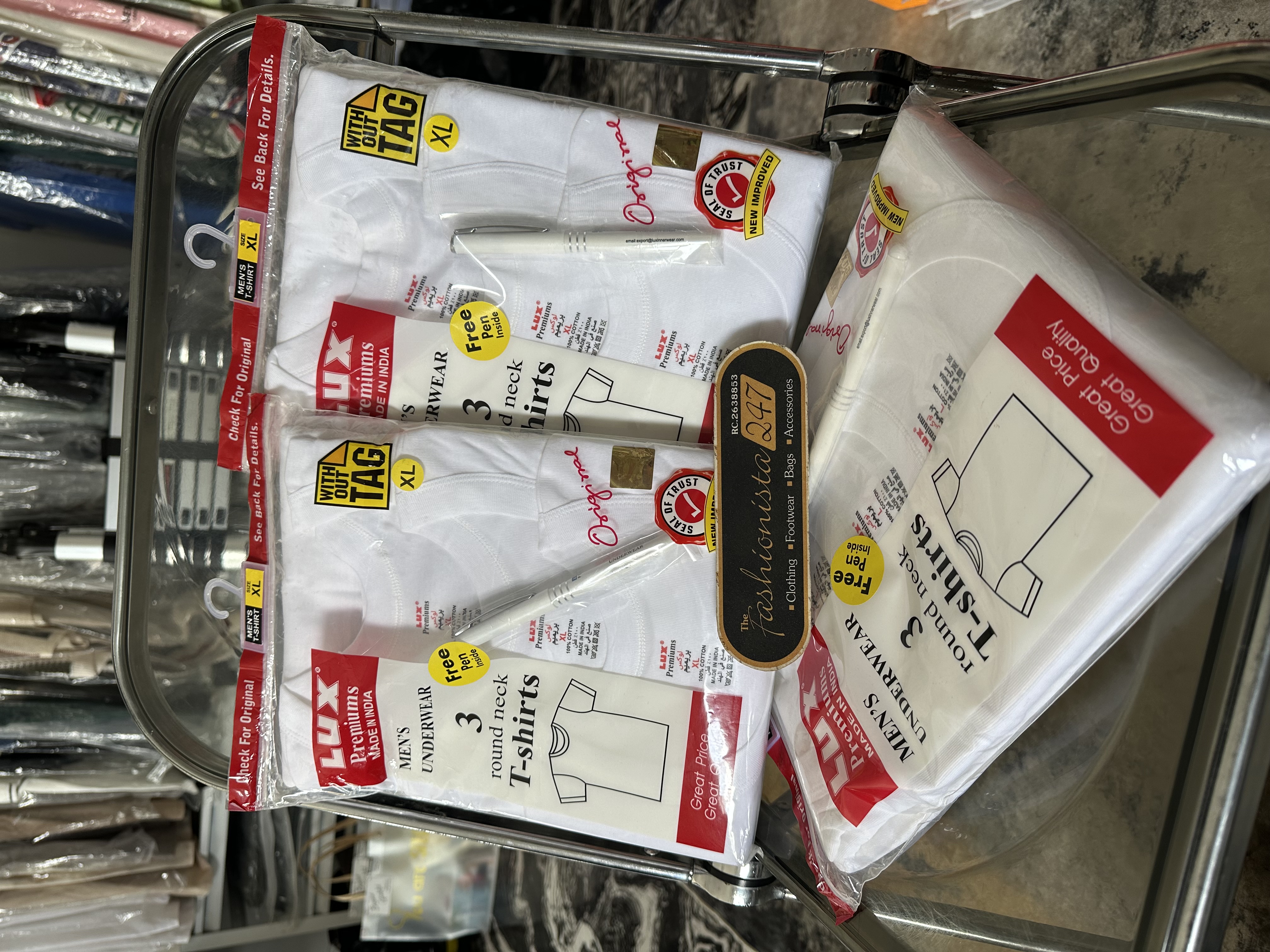 Men 3in1 Underwear Singlet