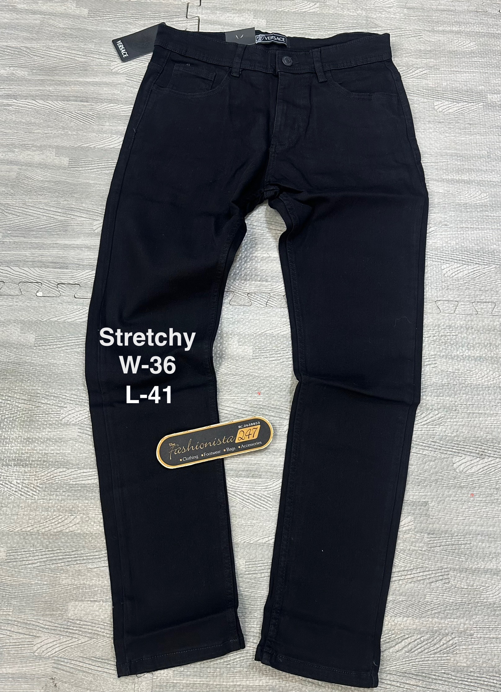 Black Stretch Jeans