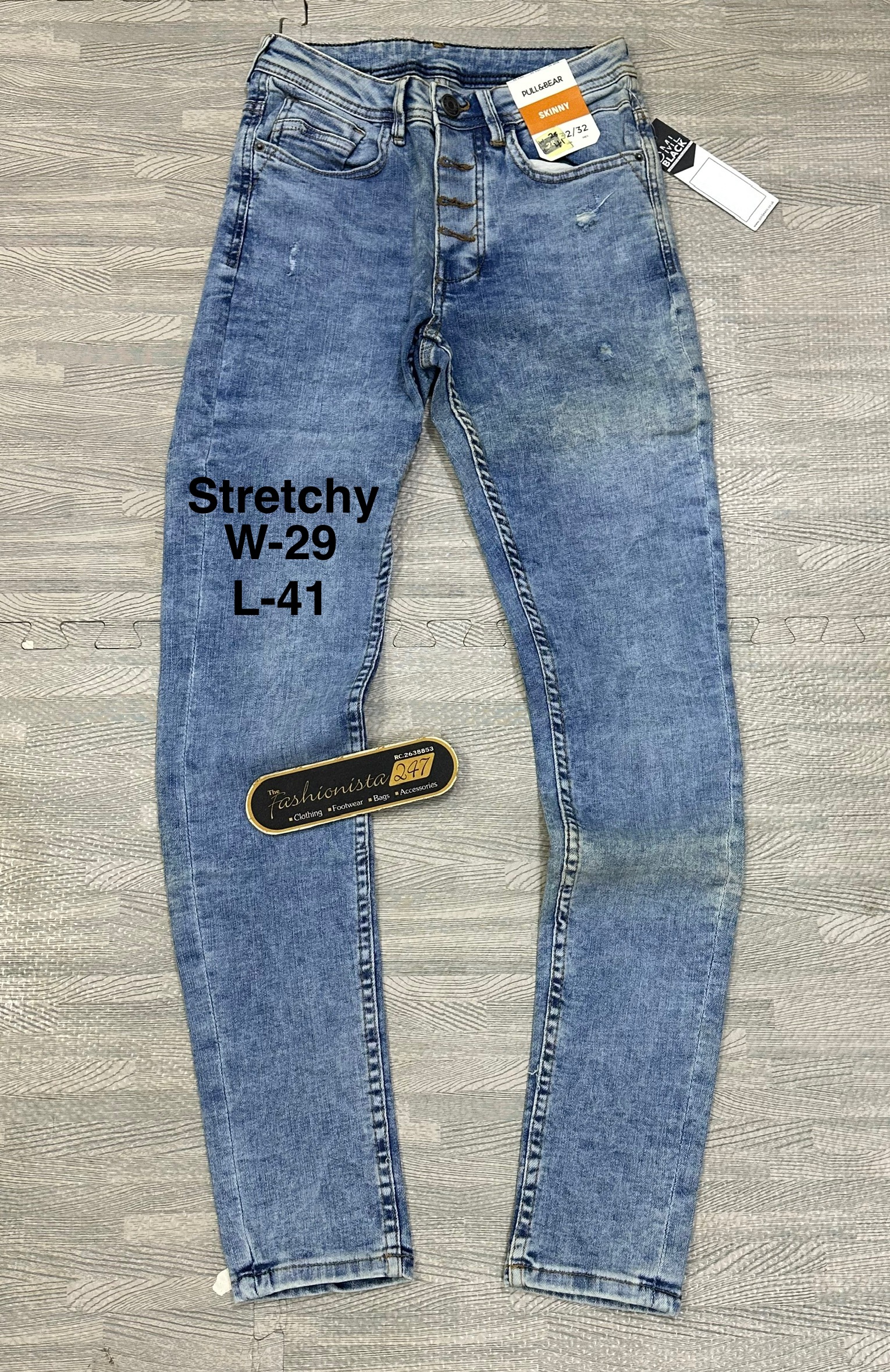 Blue Stretchy Jeans