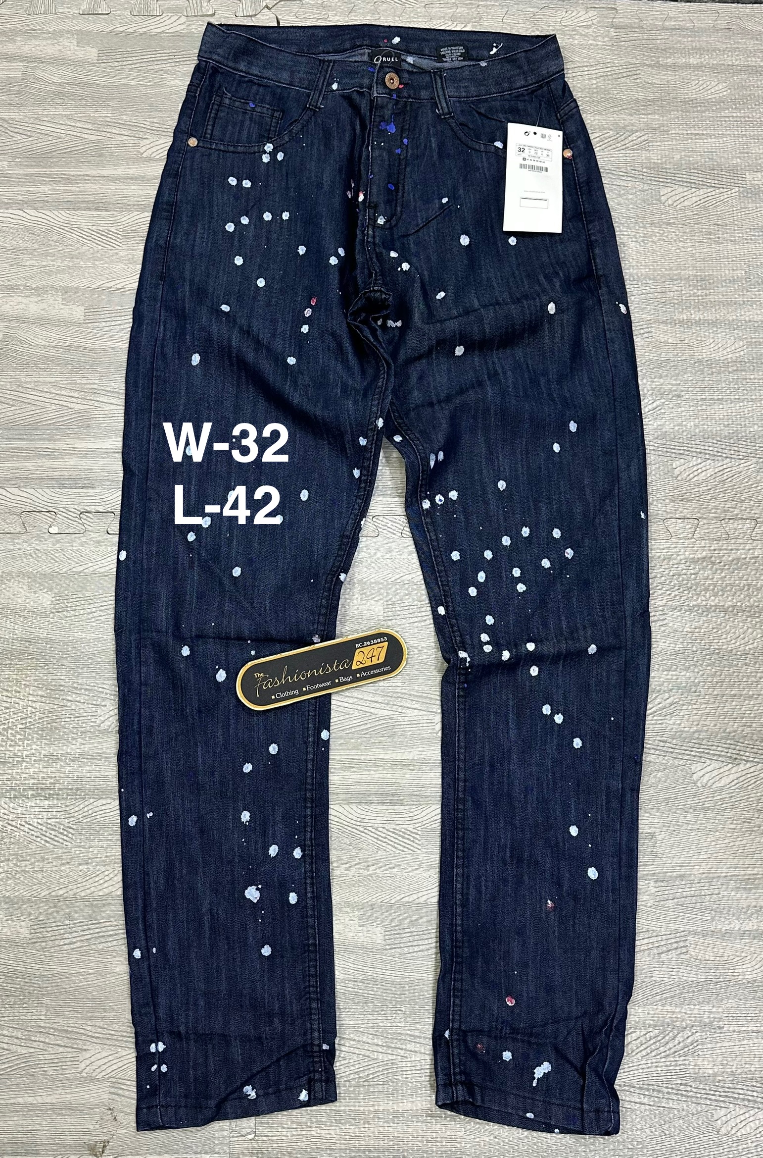 Men's Dark Blue Jeans