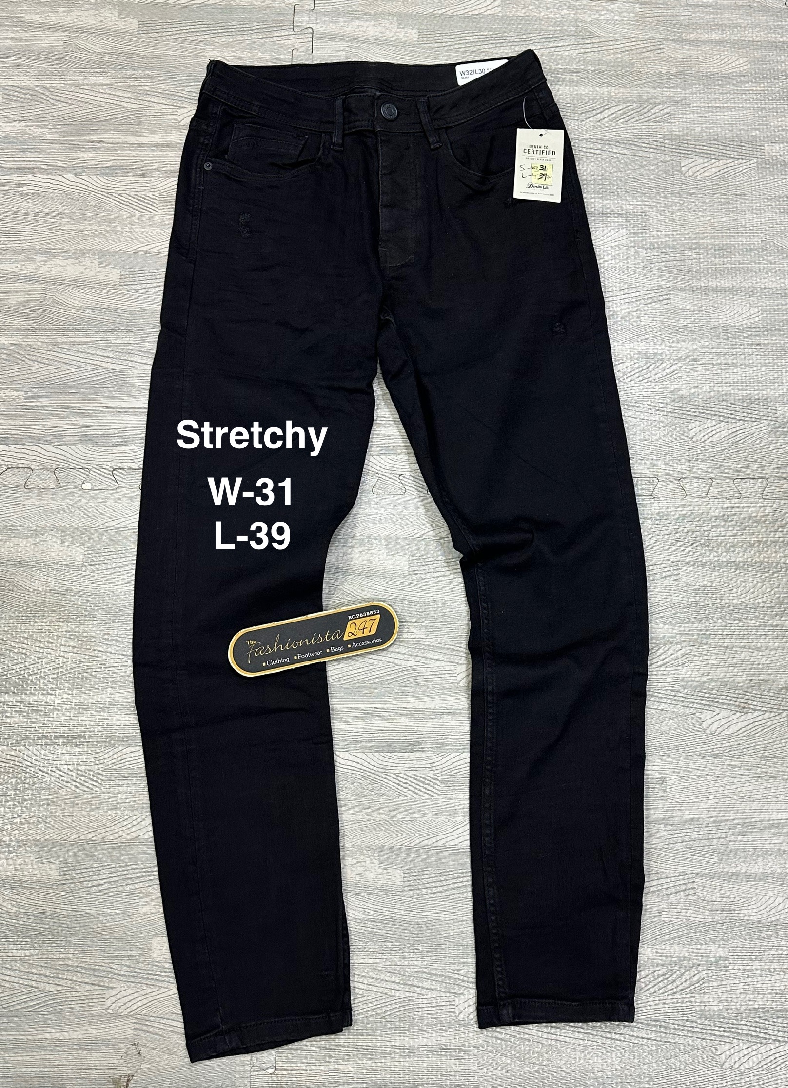 Black Stretch Jeans