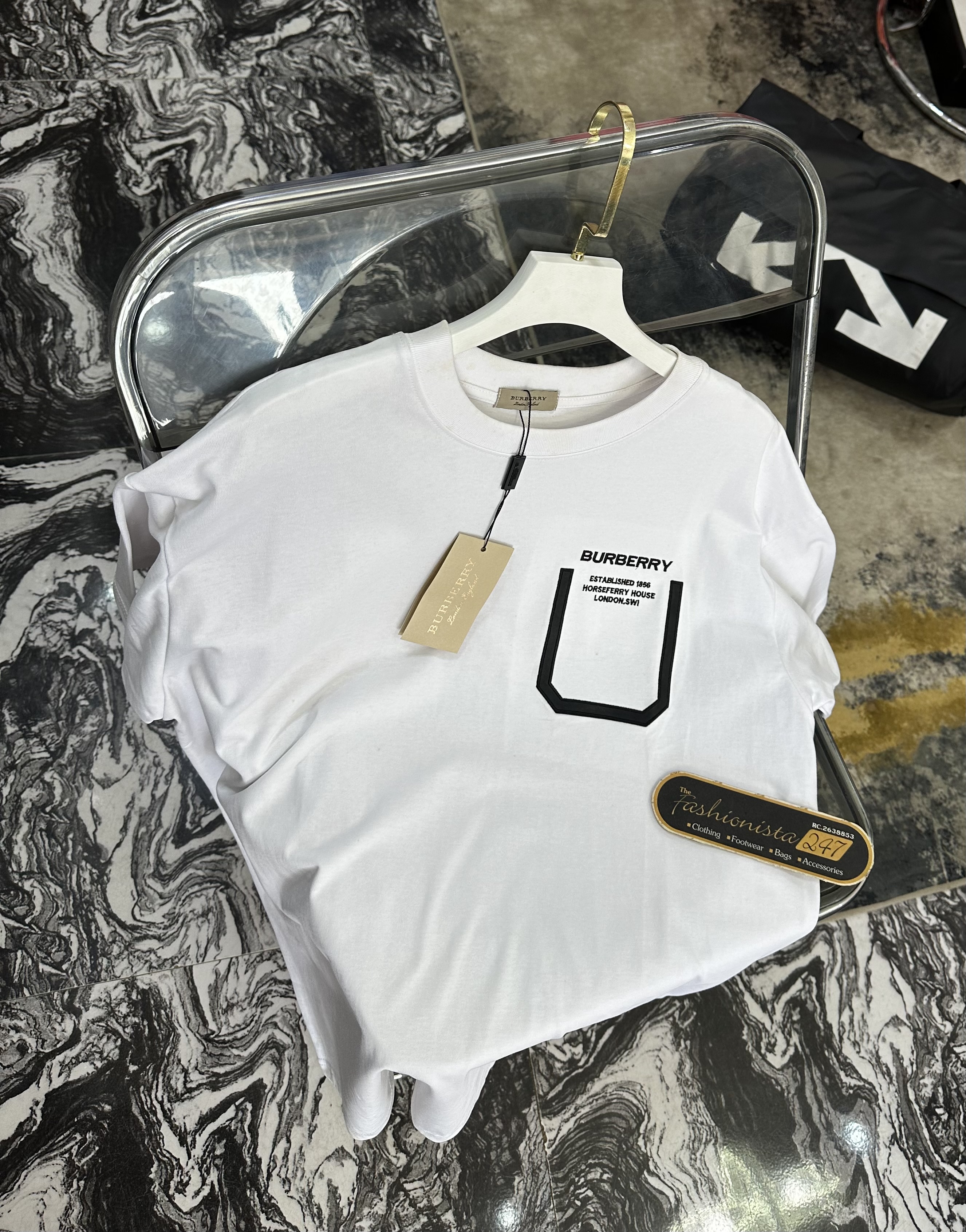 Burberry White T-shirt