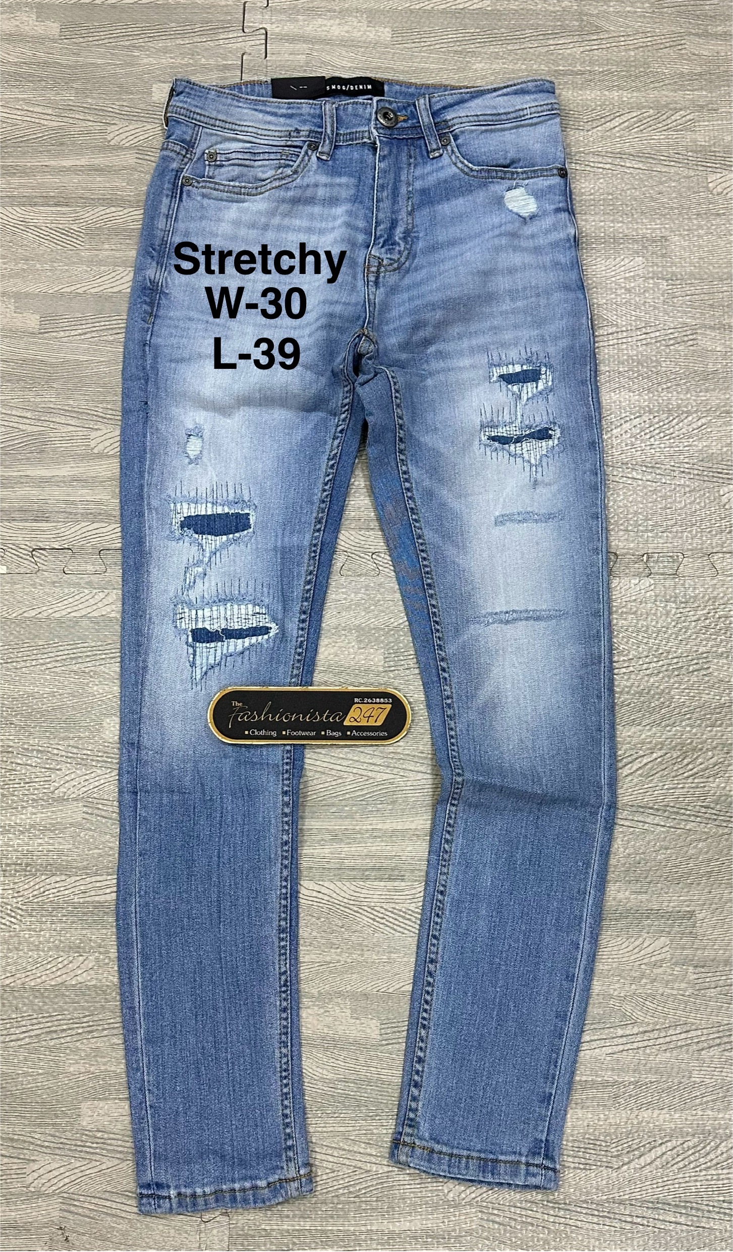 Ripped Stretchy Jeans