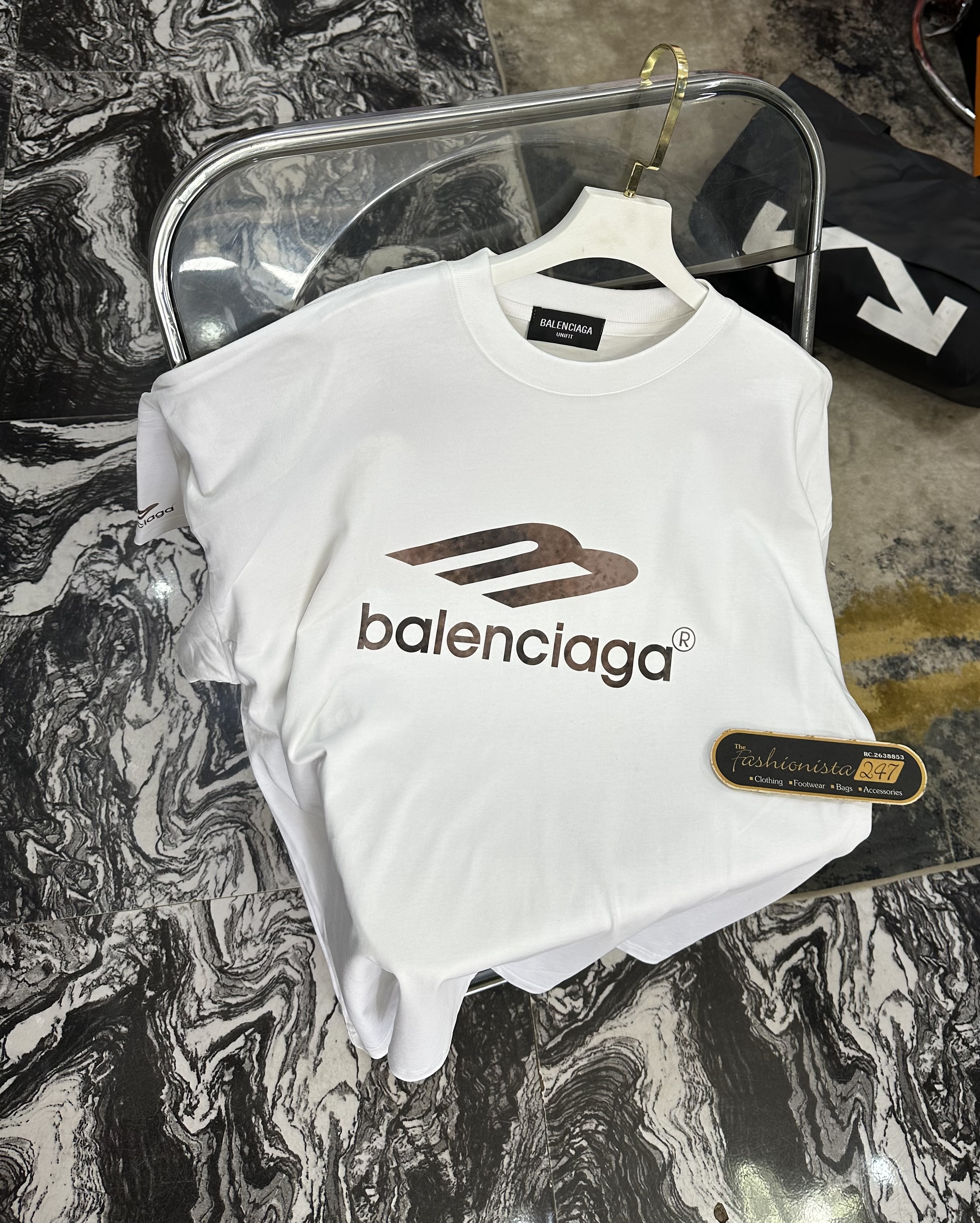 Balenciaga White T-Shirt