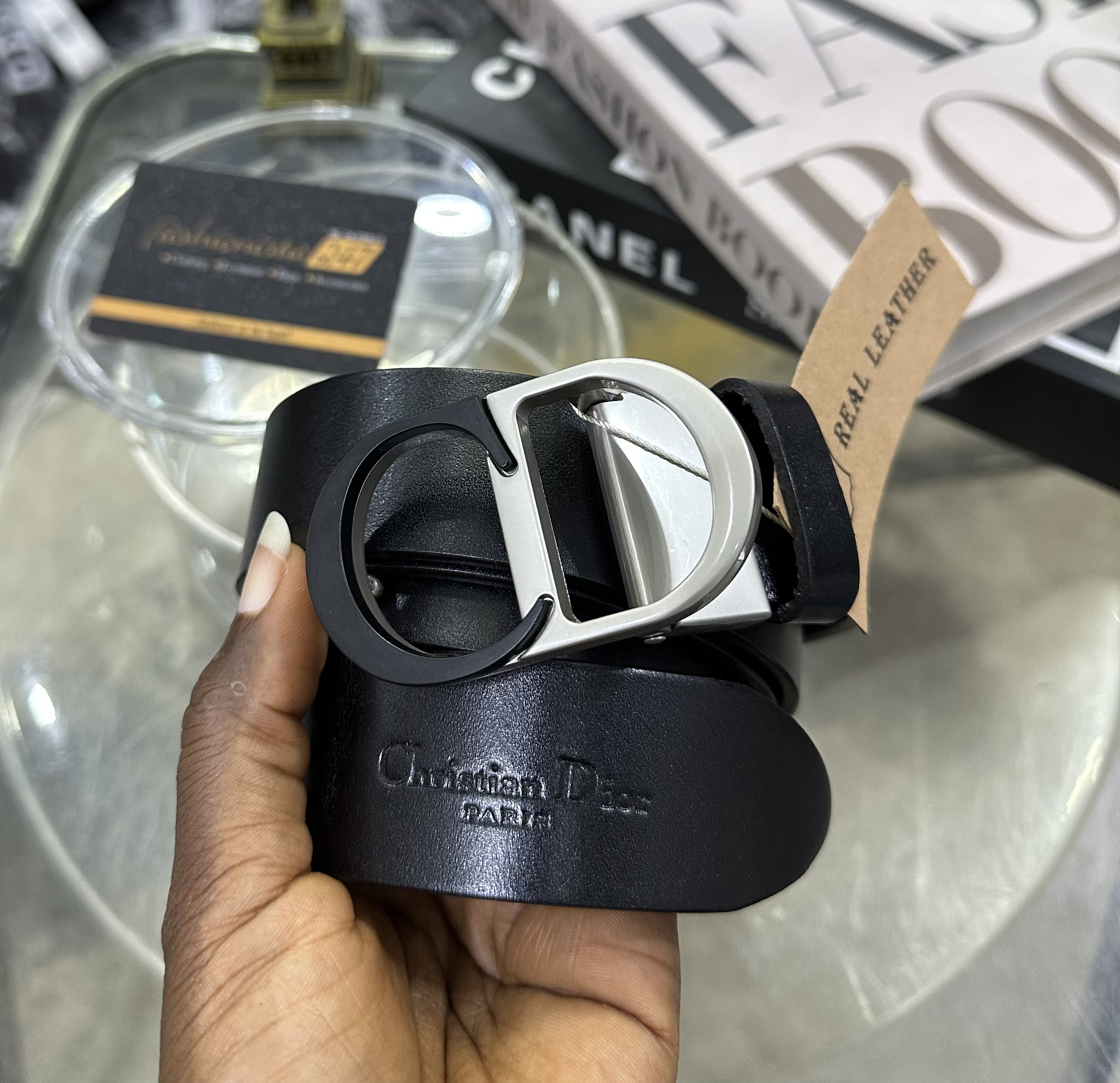 Christian Dior Paris Leather Belt