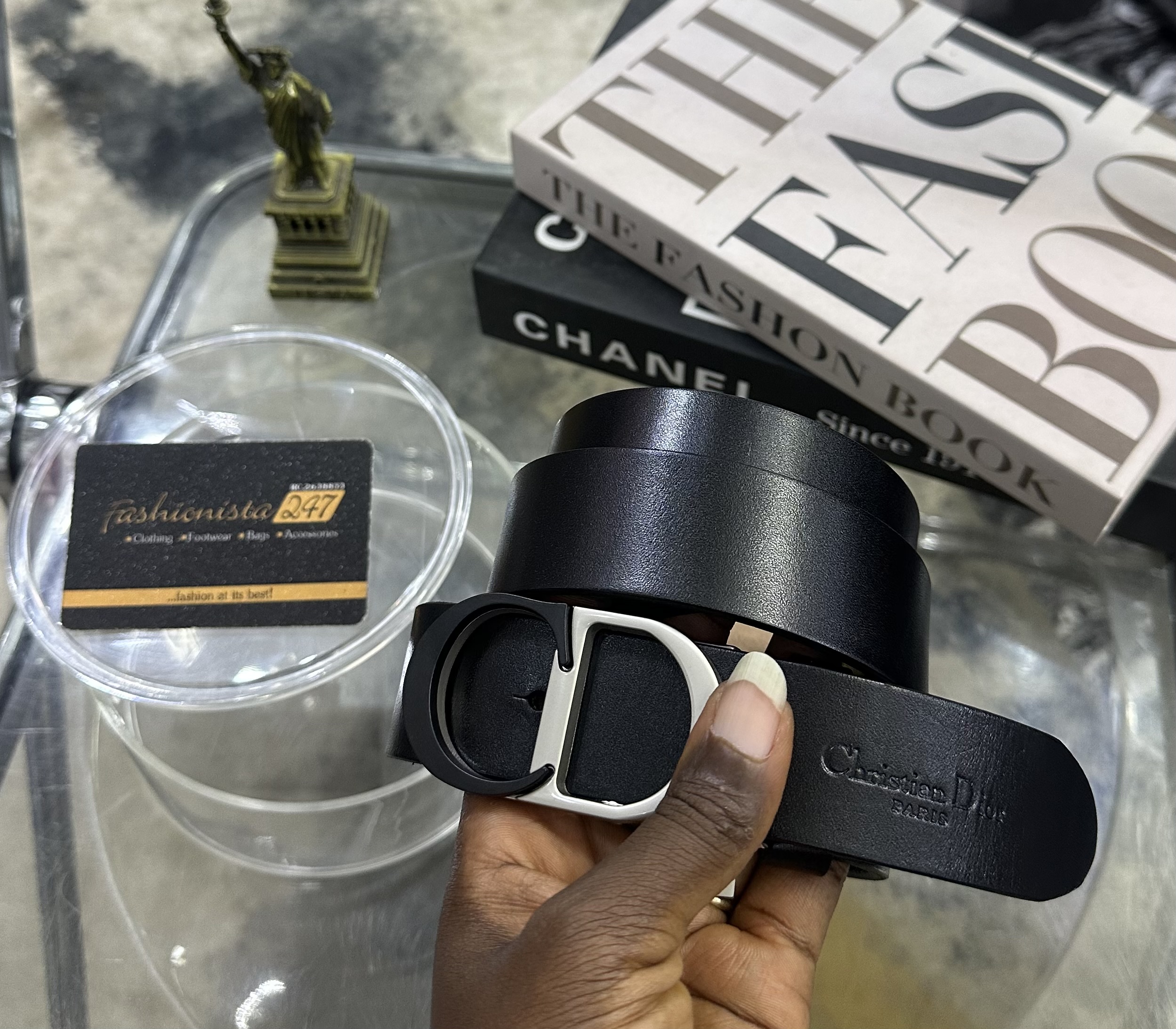 Christian Dior Paris Leather Belt