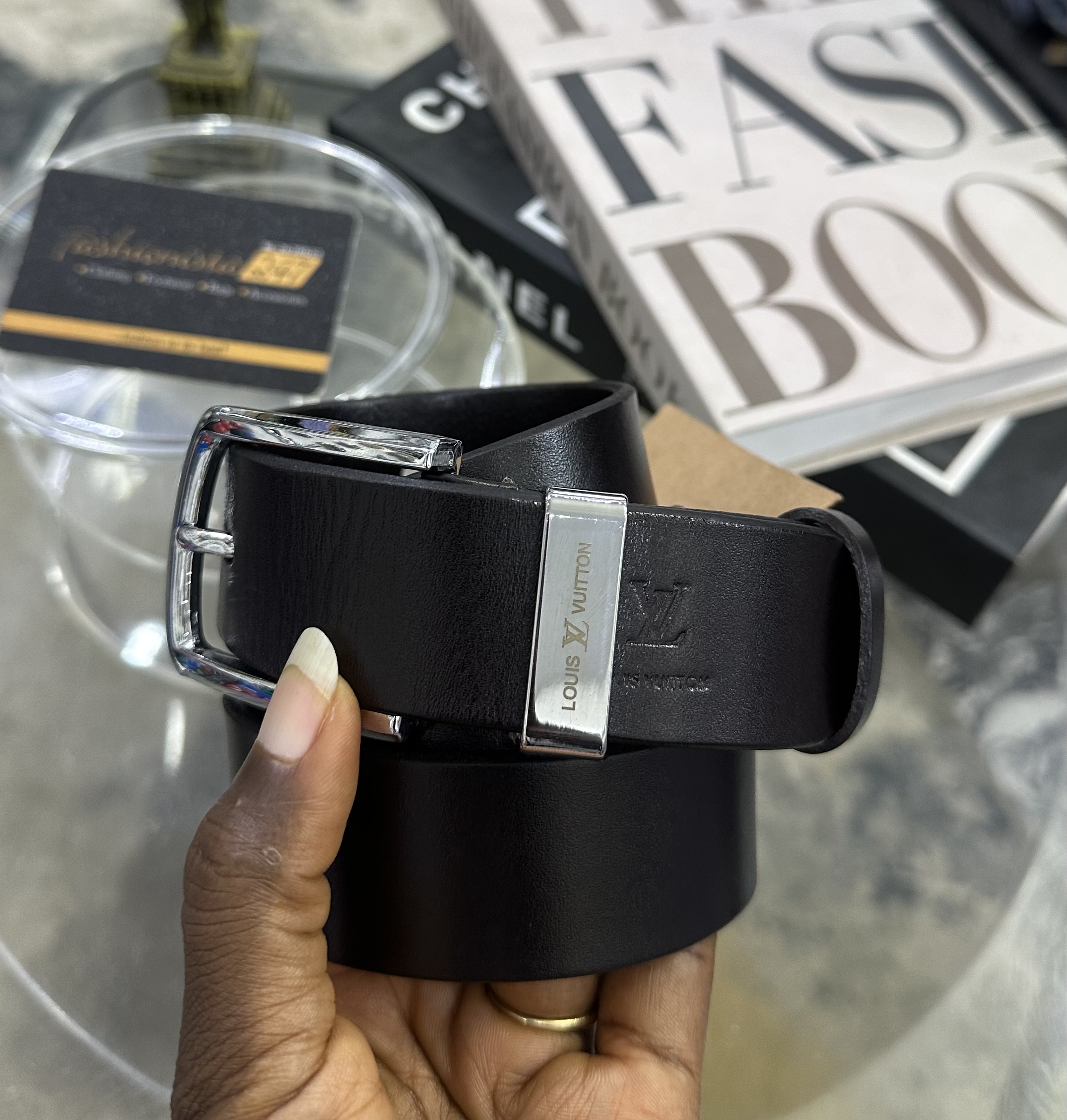 Louis Vuitton Leather Belt