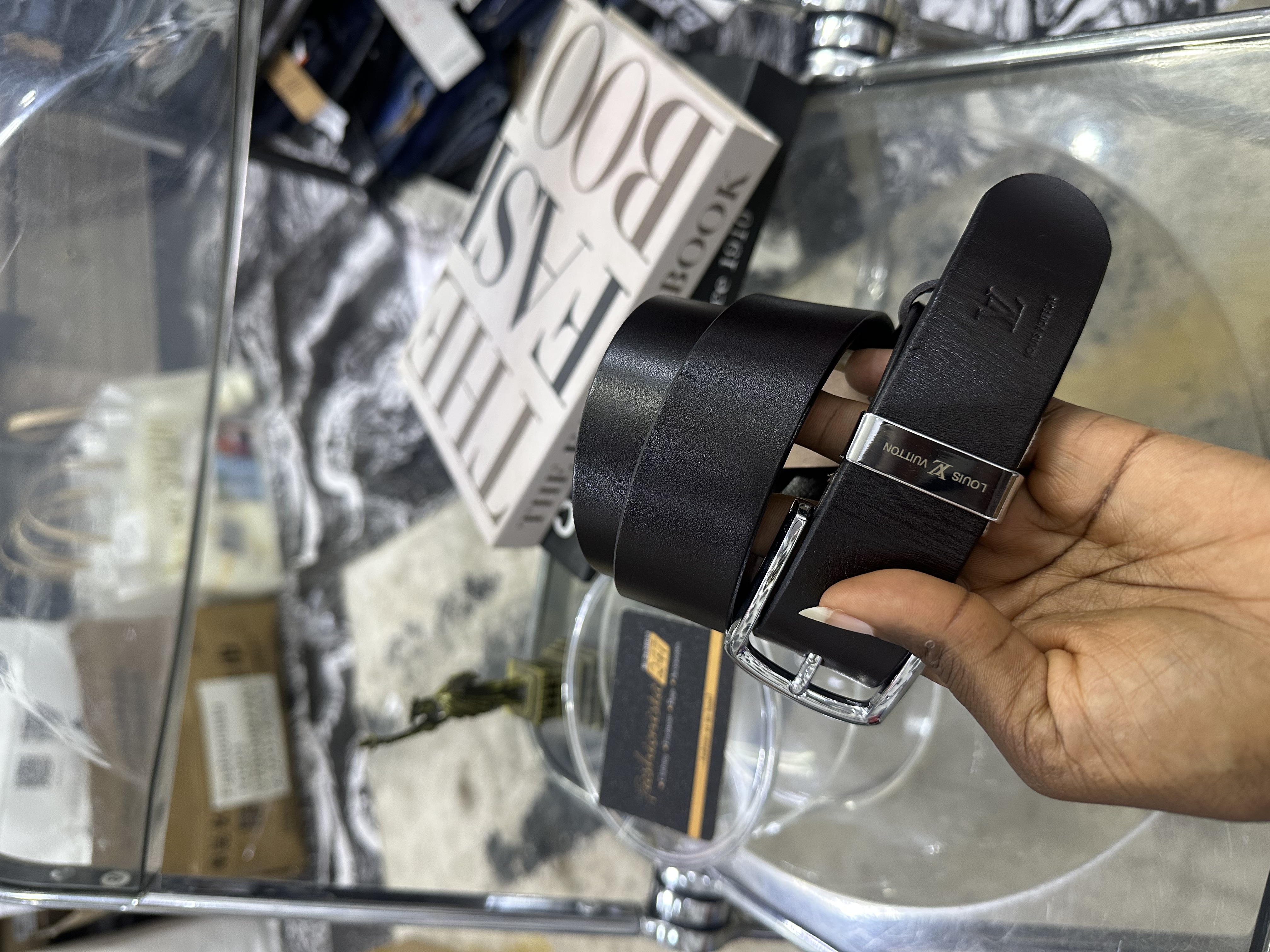 Louis Vuitton Leather Belt