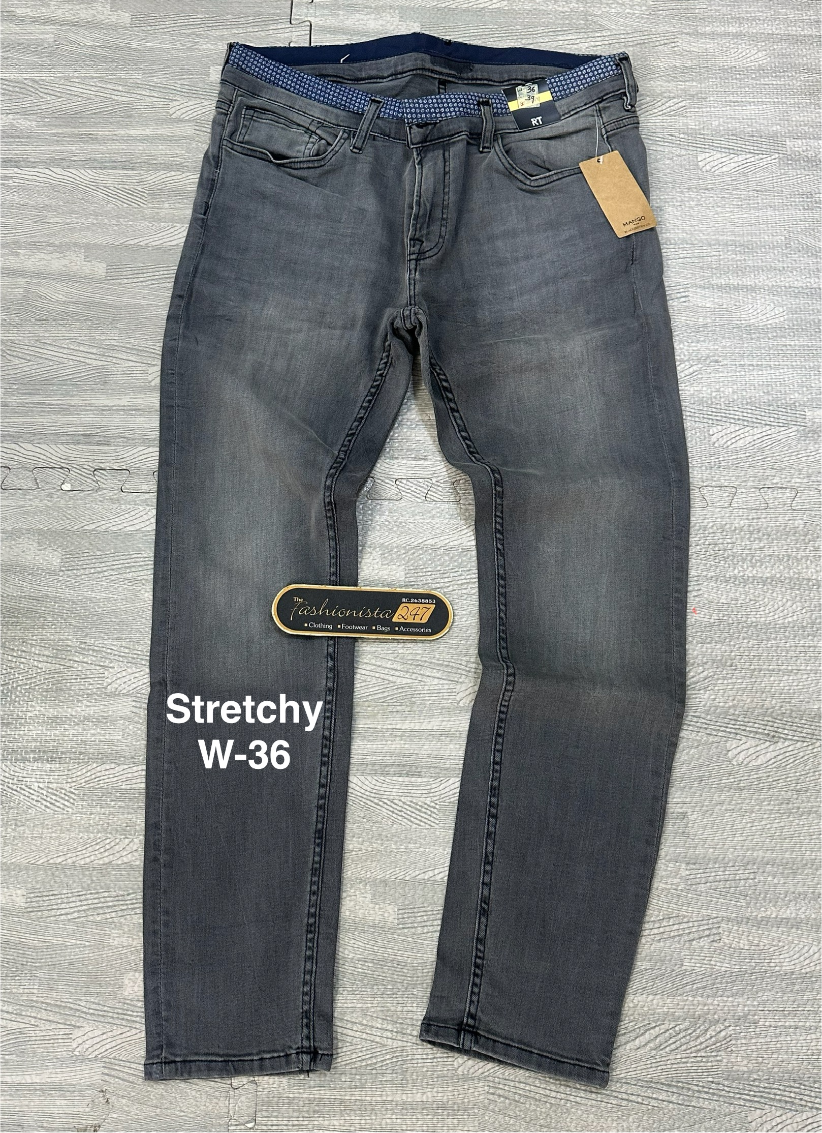 Men's Stretch Jeans W-36