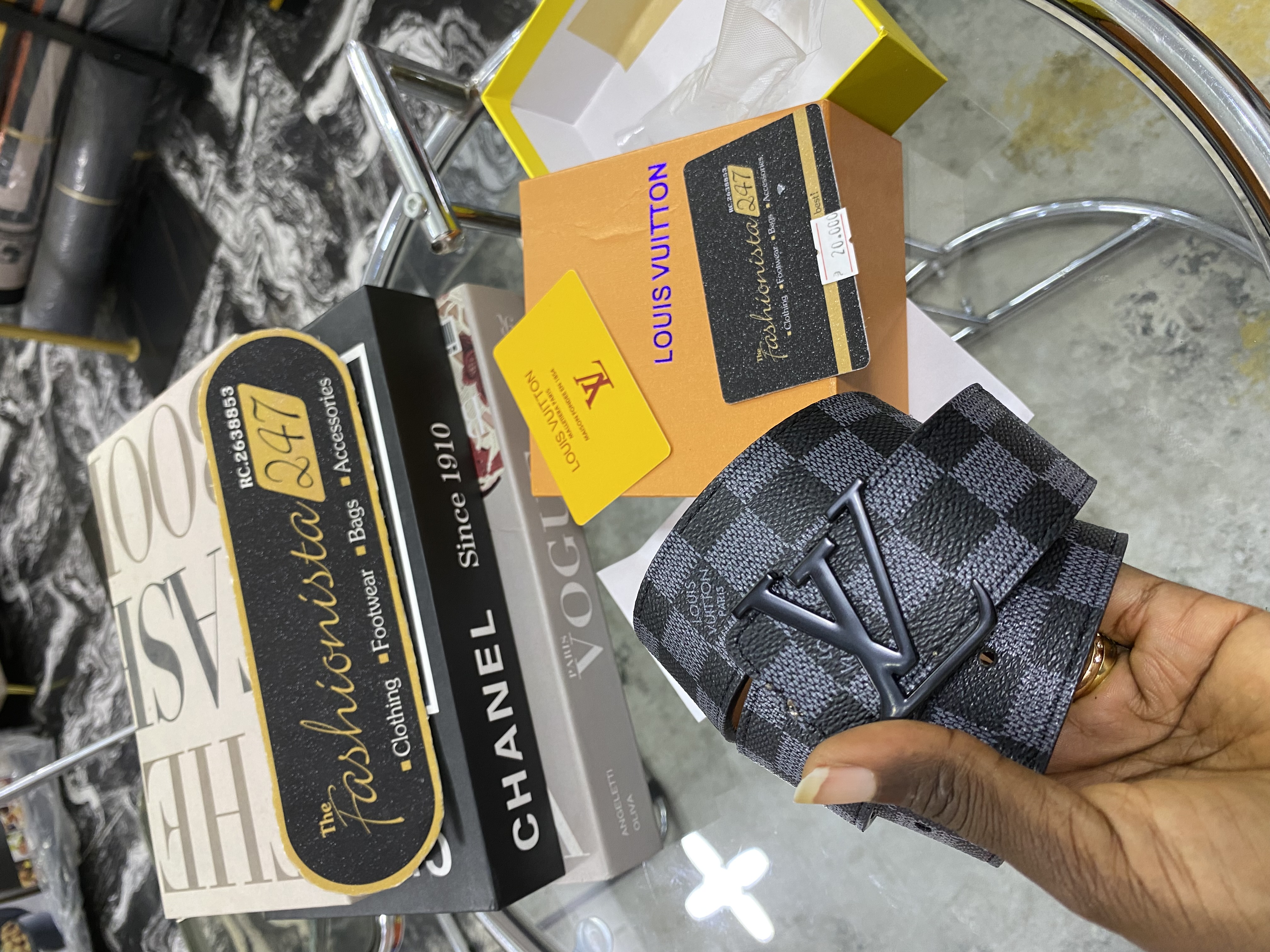 Louis Vuitton Damier Belt