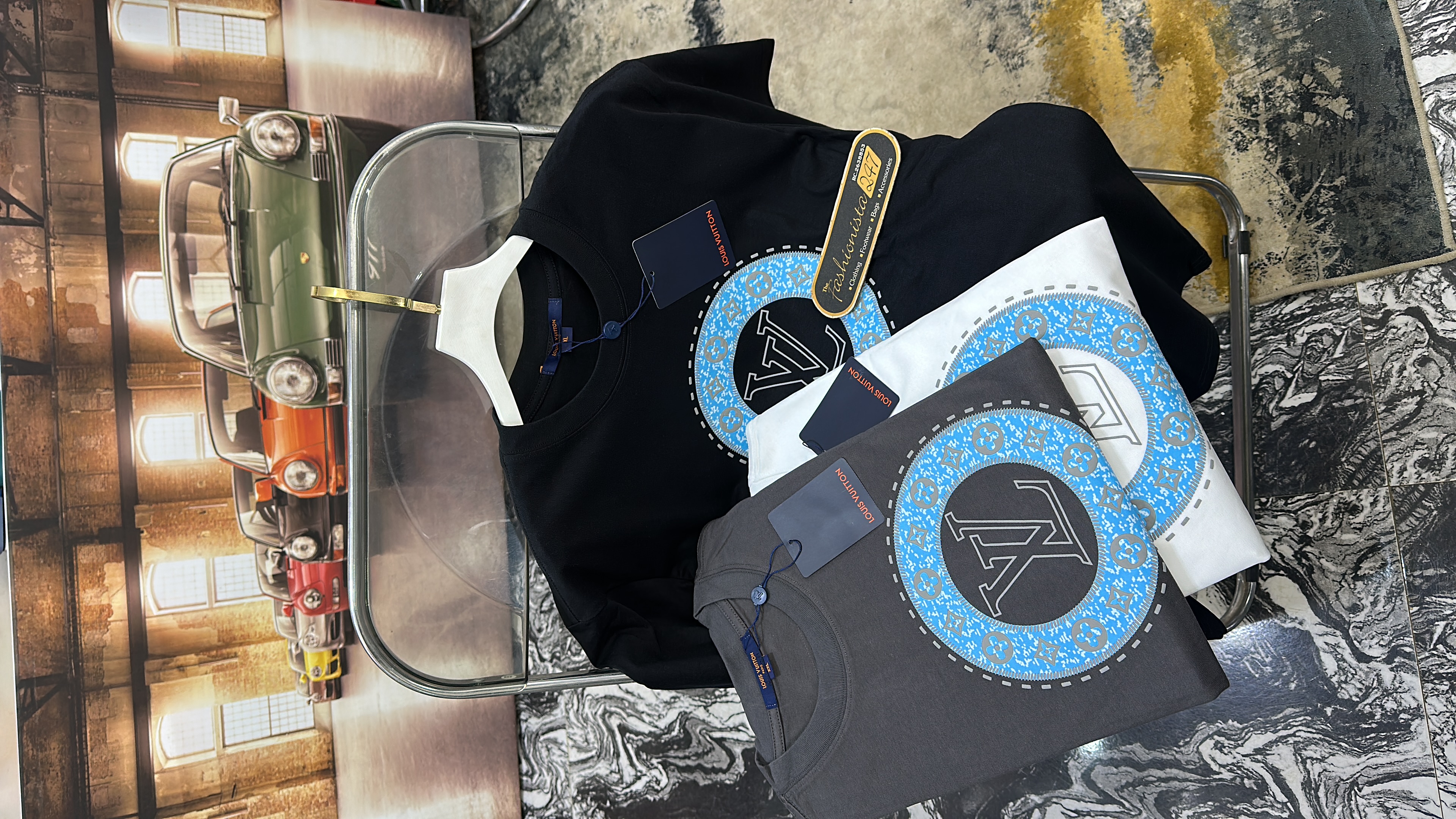 Louis Vuitton Designer T-Shirts Set