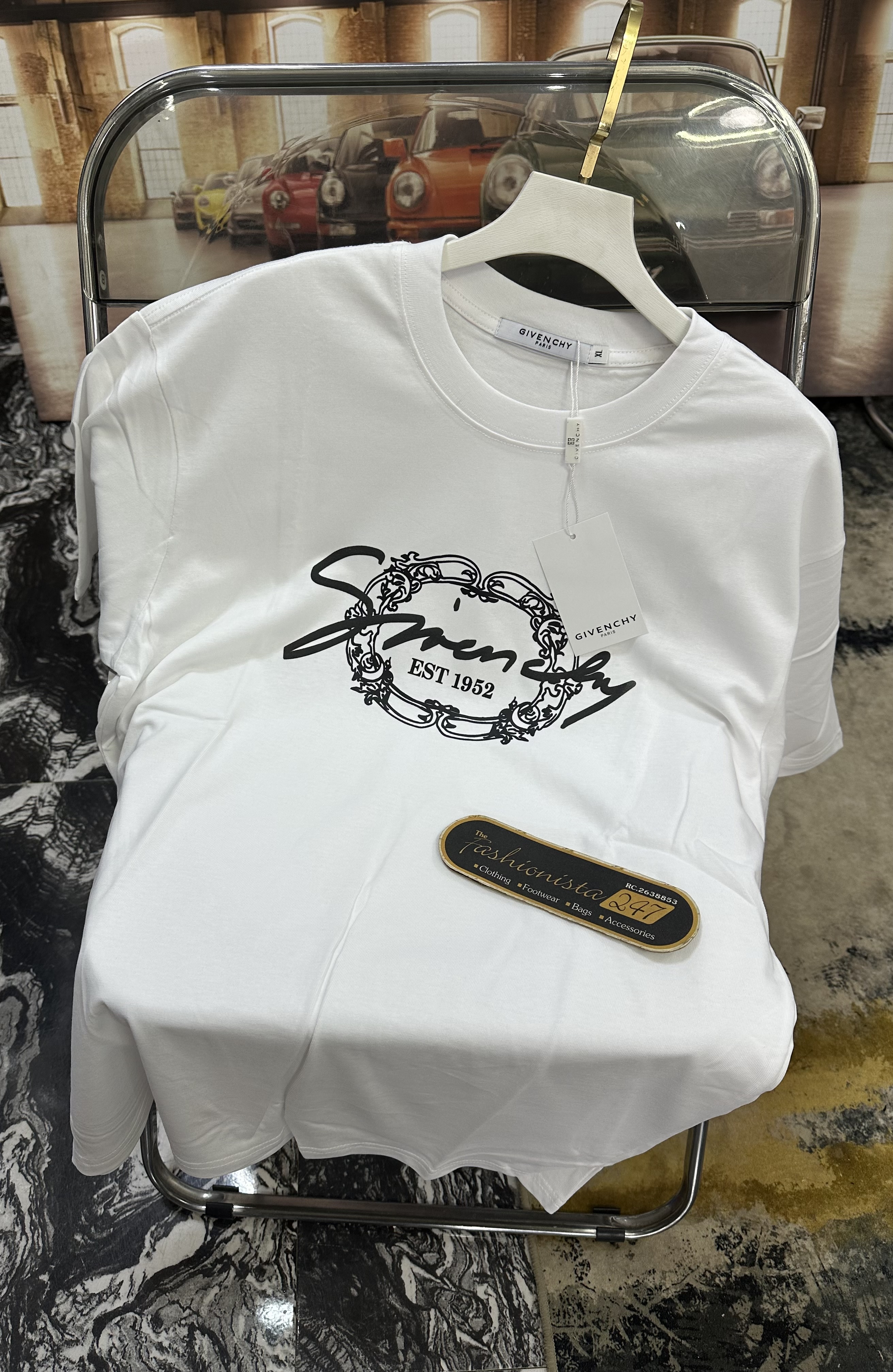 Givenchy Stylish White T-Shirt