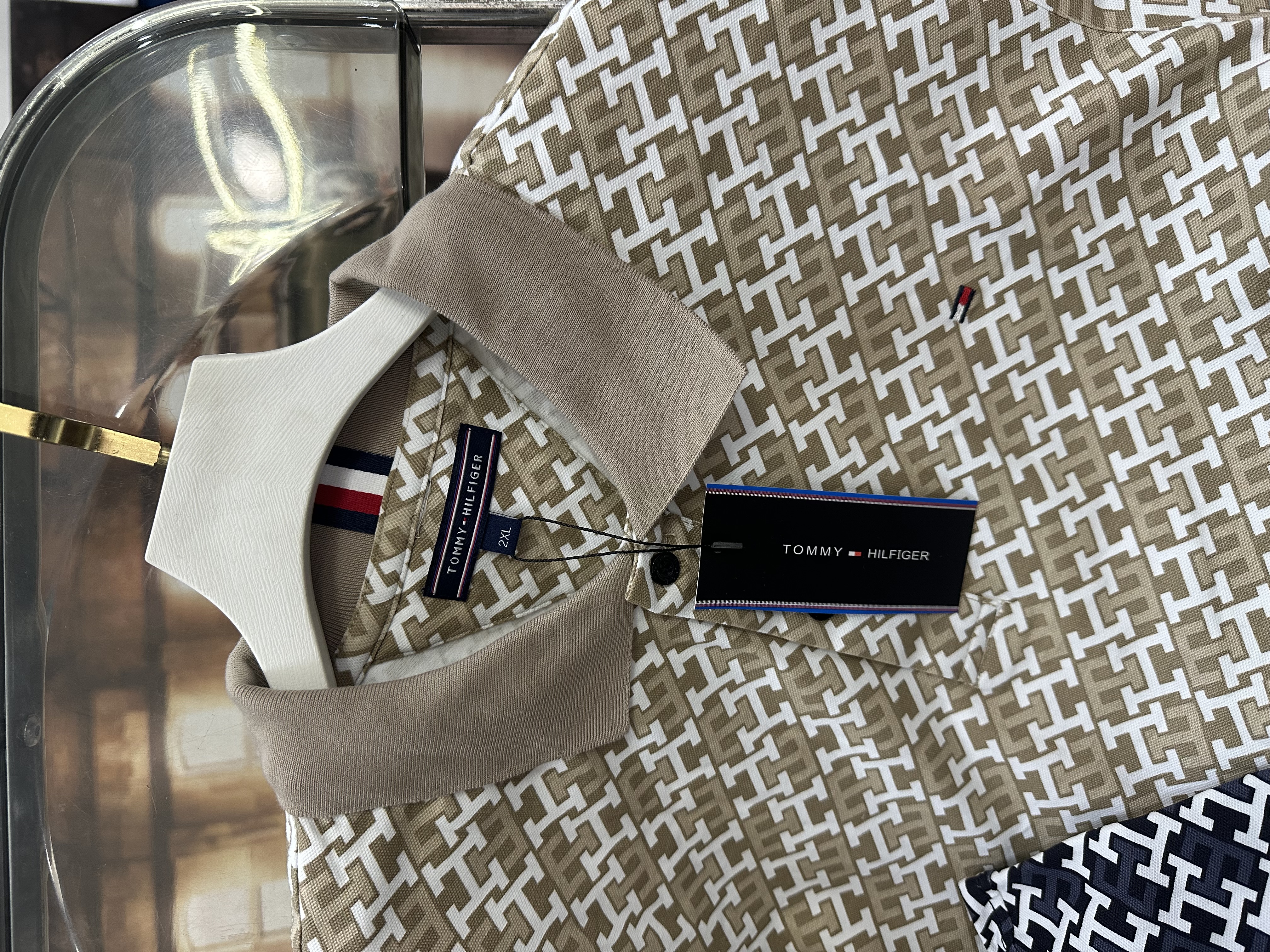 Tommy Hilfiger Designer Patterned Polo Shirts