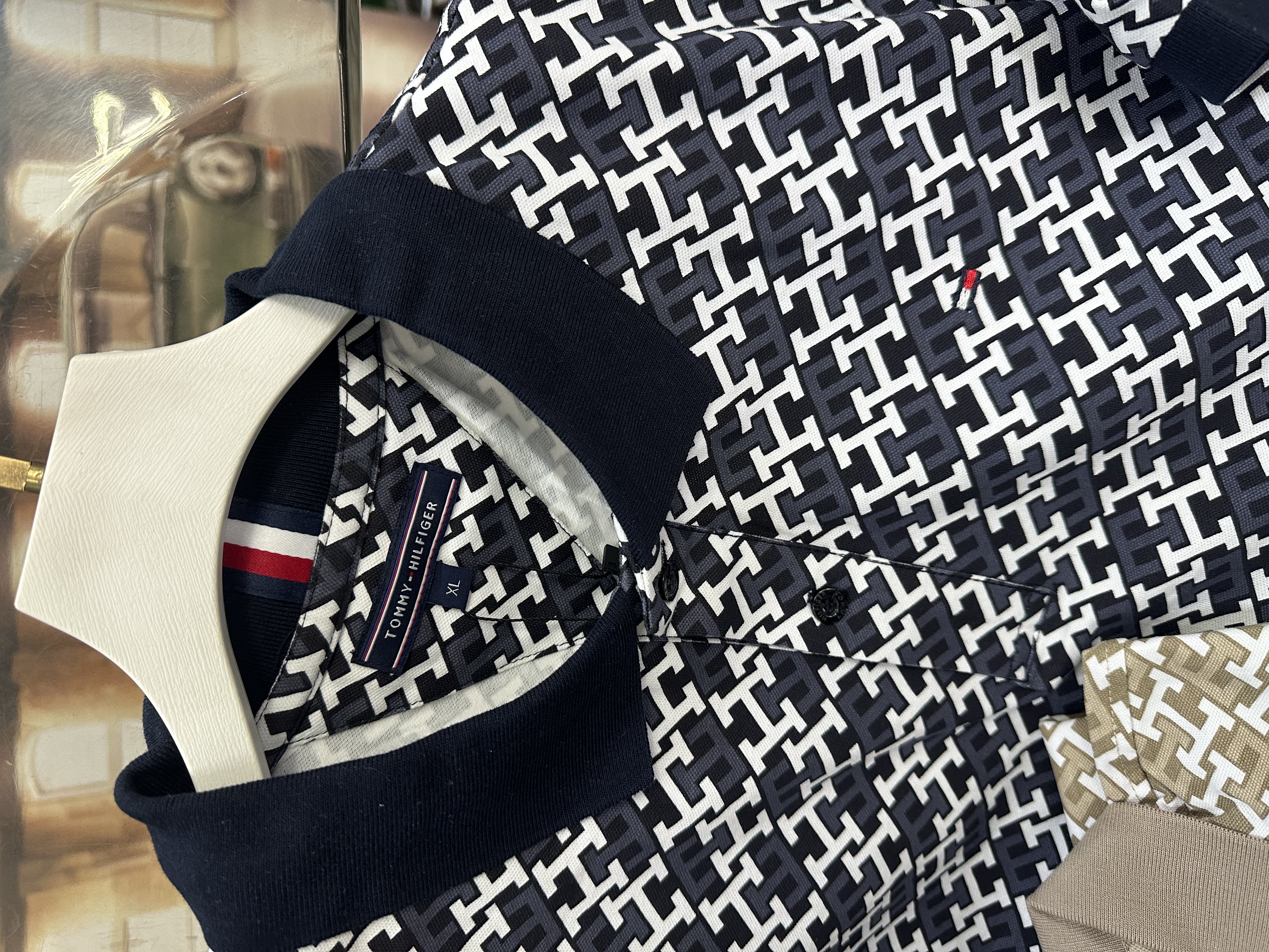Tommy Hilfiger Designer Patterned Polo Shirts