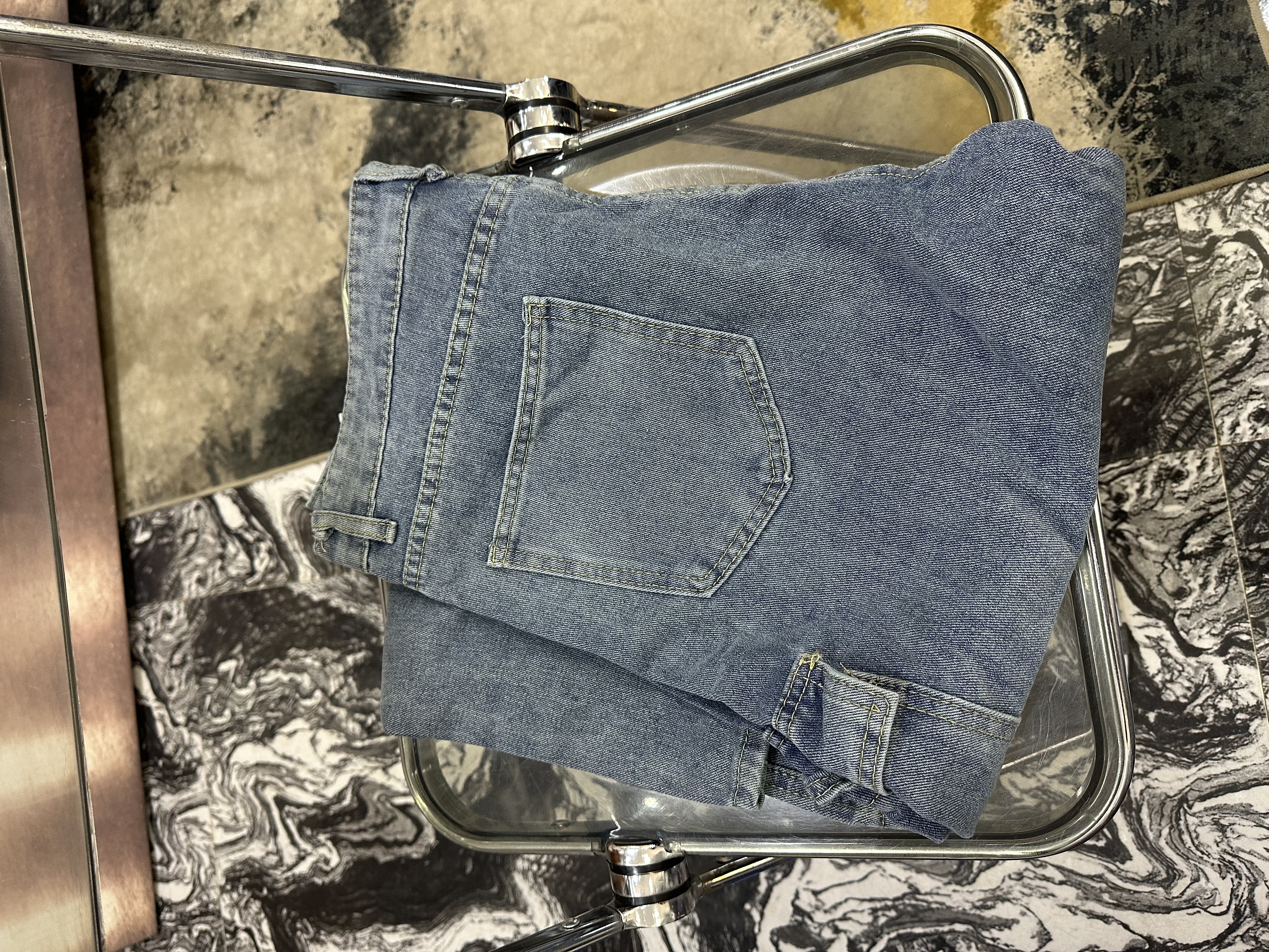 Blue Cargo Jeans