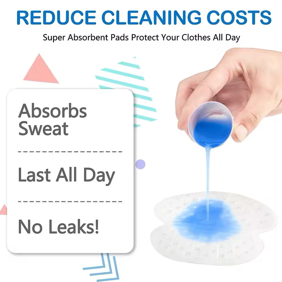 Invisible Sweat Absorption Patch