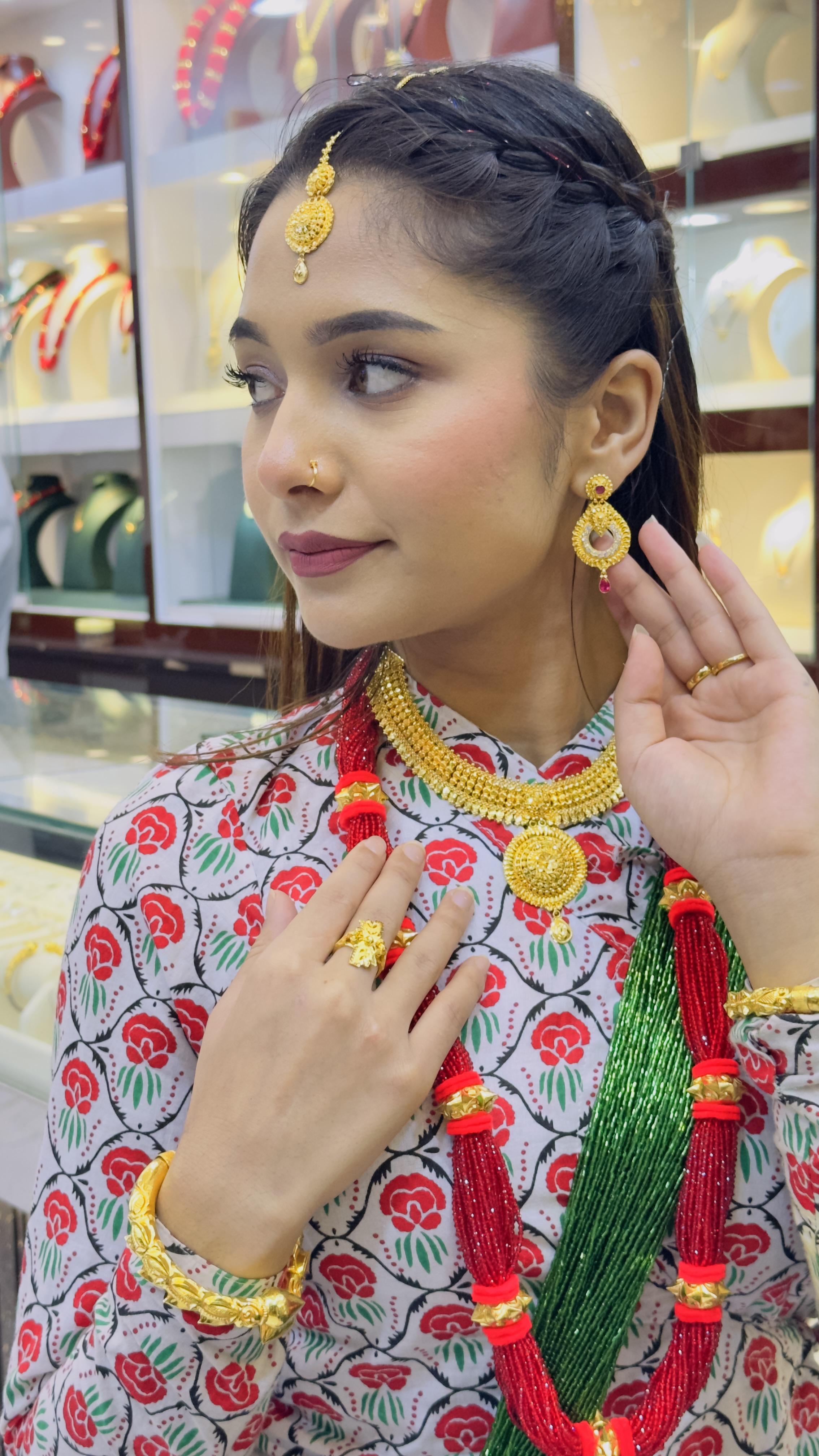 Traditional Nepali Jewelry Set