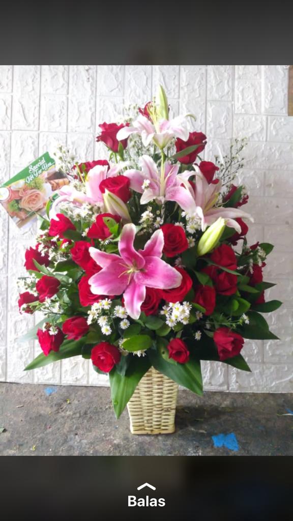 Bouquet Bunga Meja