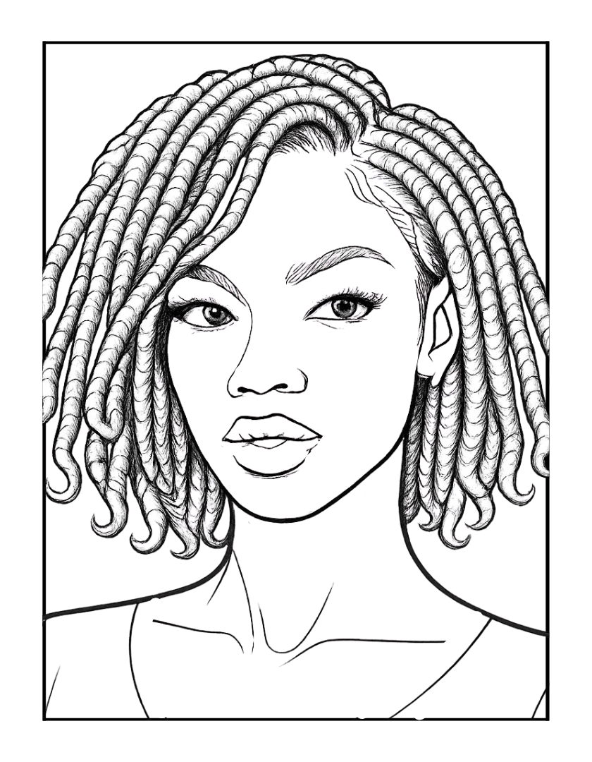 Colorful Darlings: Coloring Book