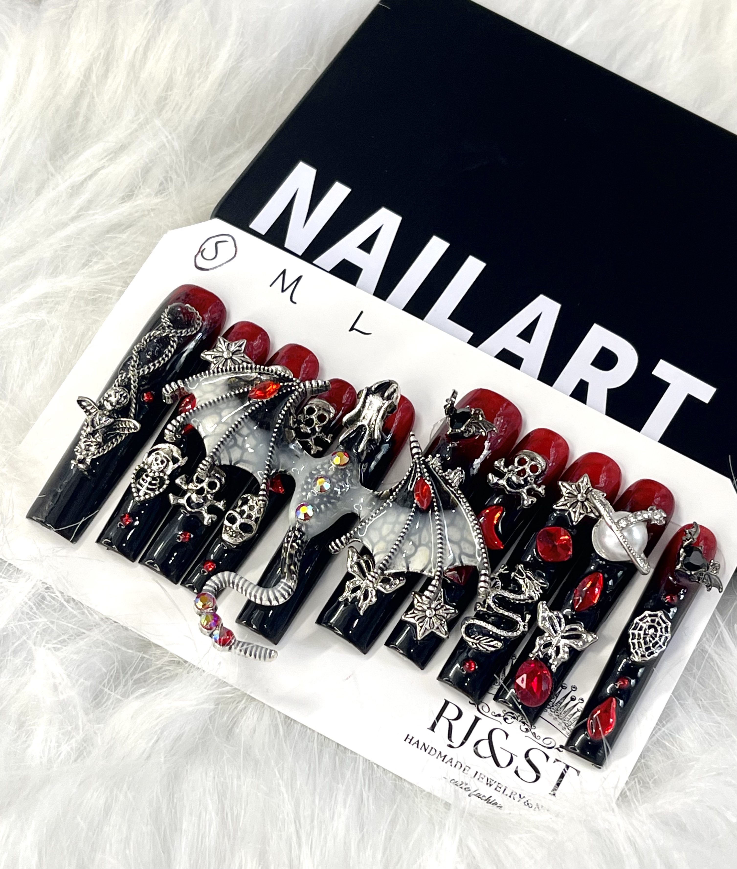 Gothic Nail Art Set