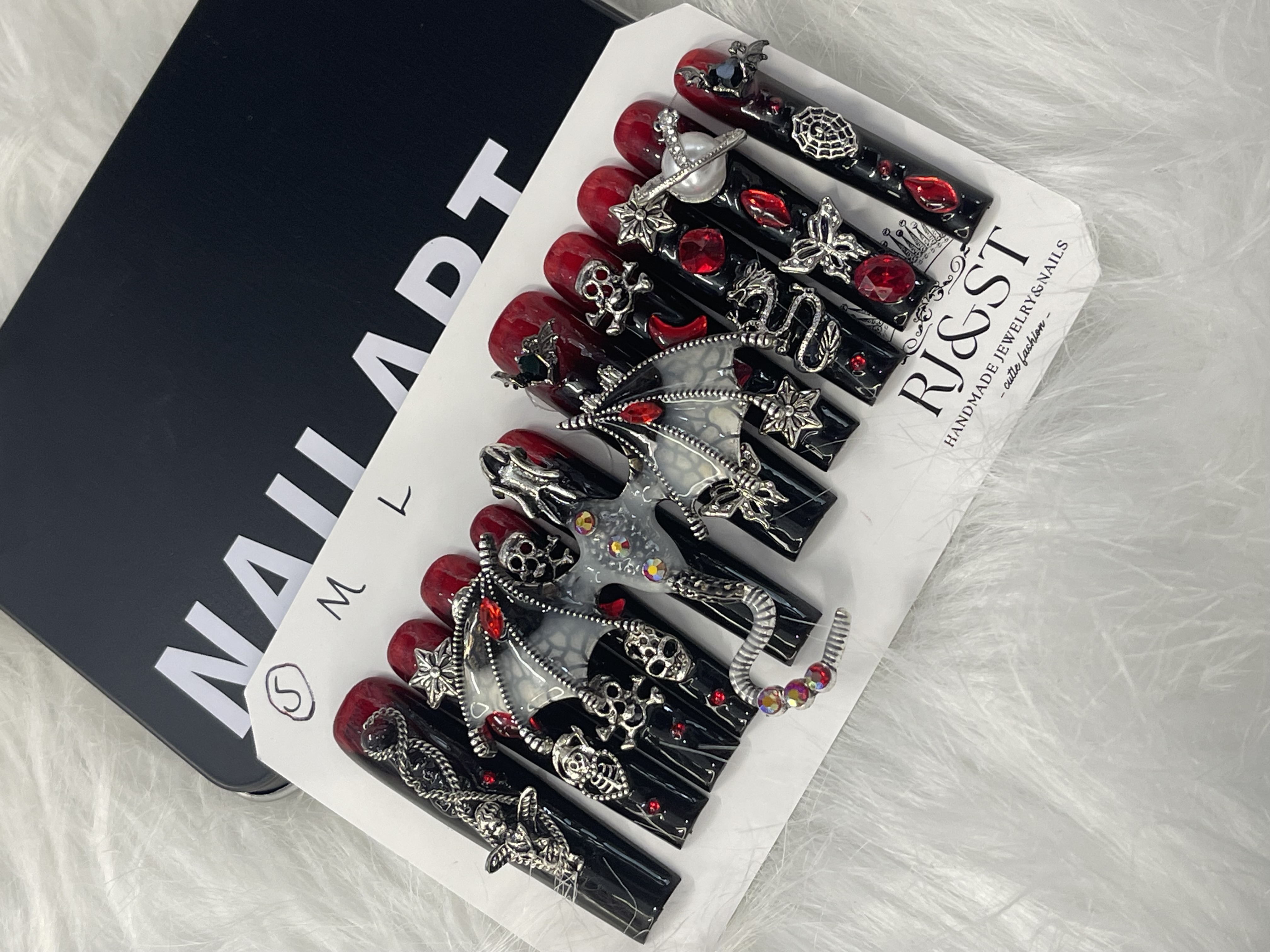 Gothic Nail Art Set