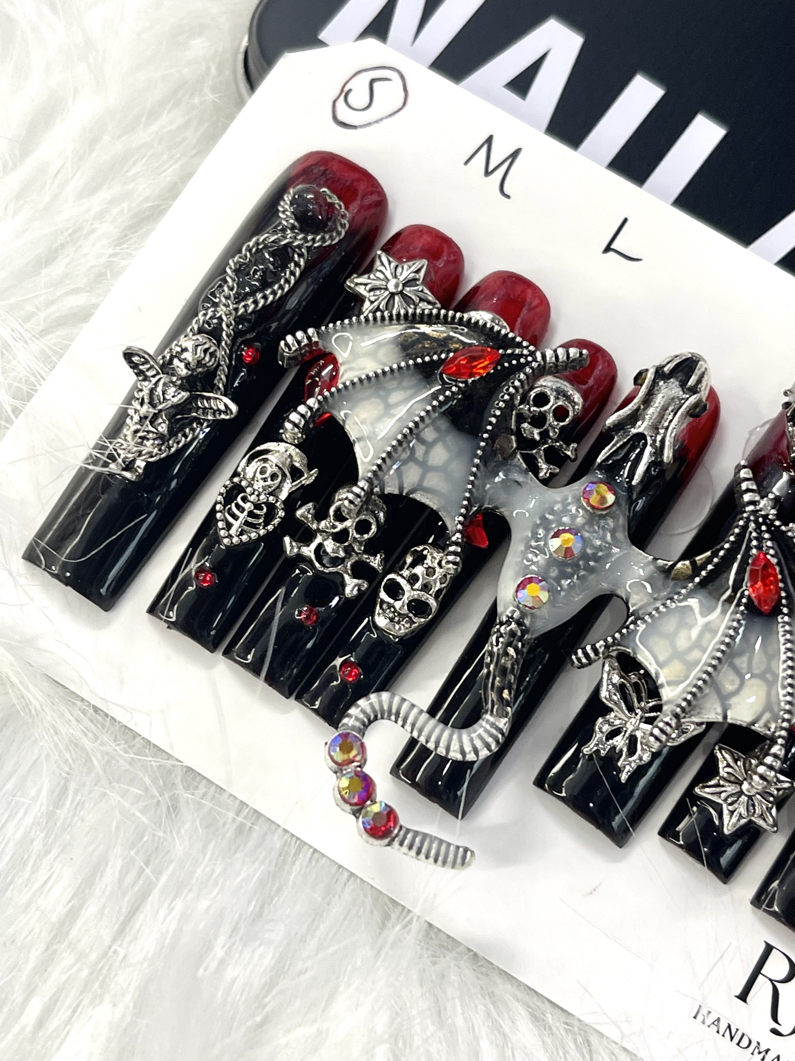 Gothic Nail Art Set