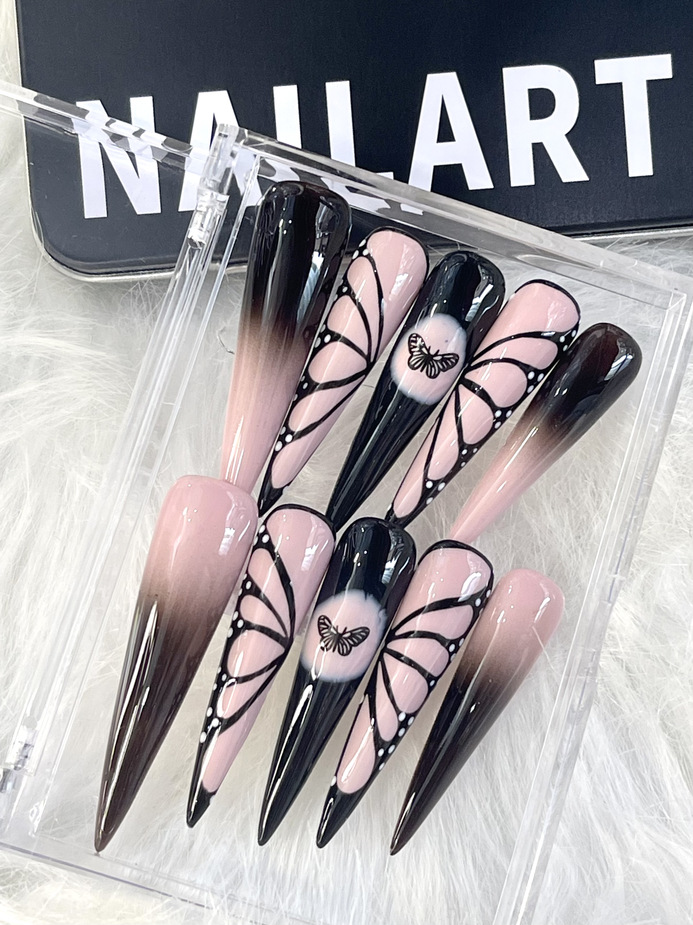 Decorative Stiletto Press-On Nails