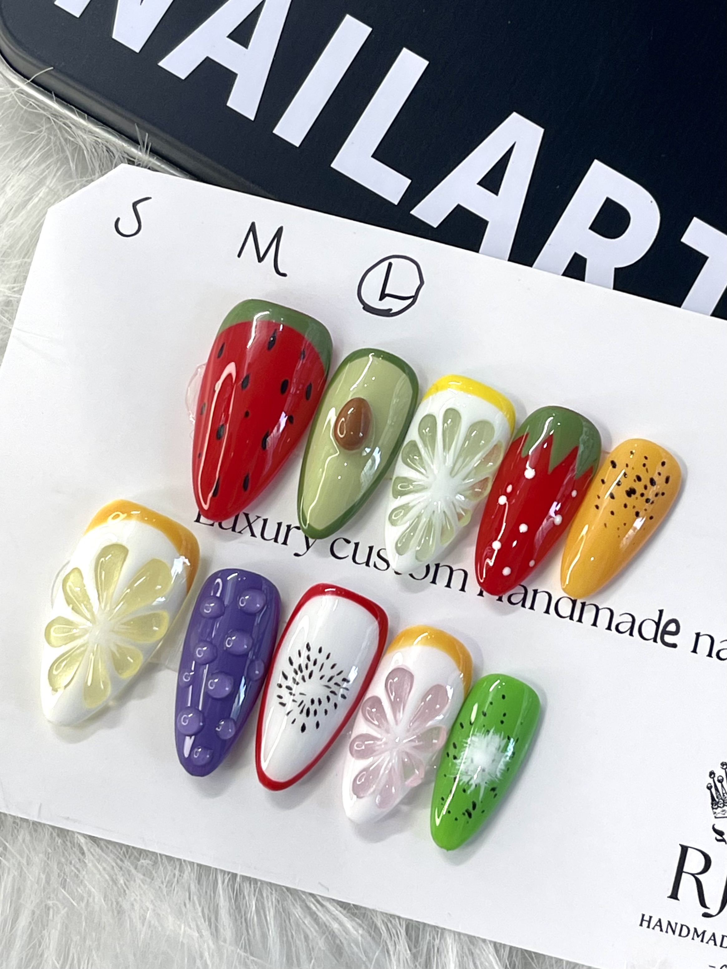 Fruit Garden | 3D Summer Fruit Press-On Nails