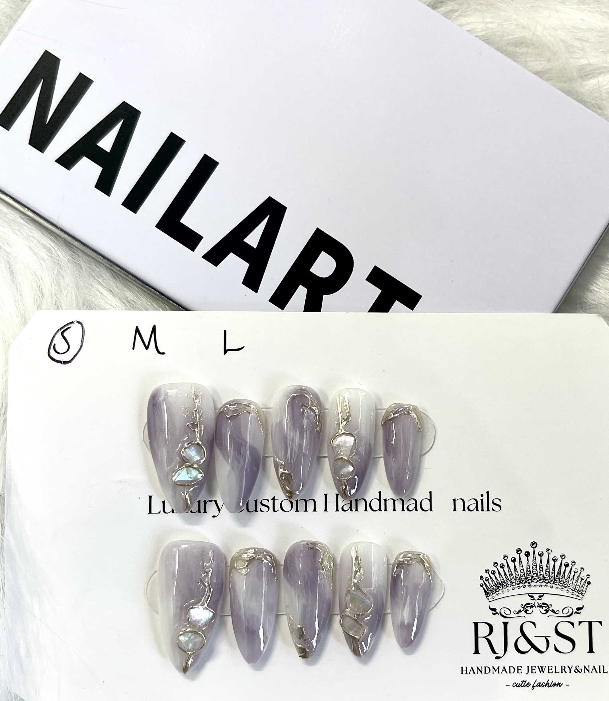 Twilight Radiance-Handmade and custom Nails