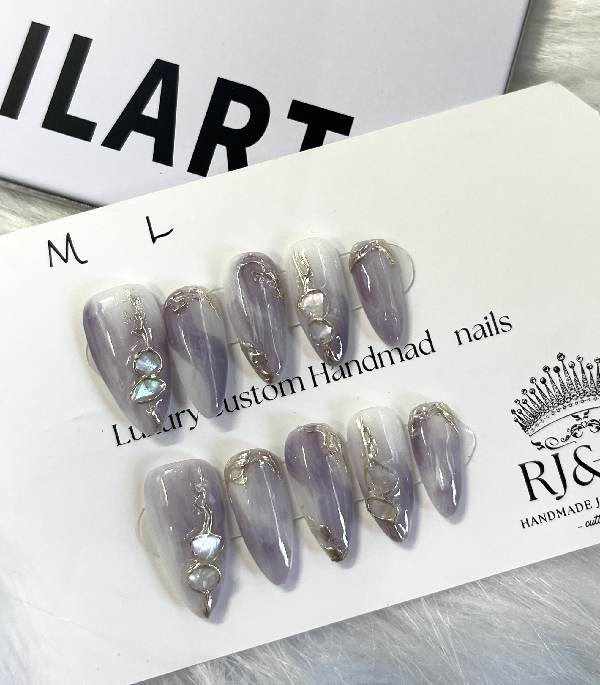 Twilight Radiance-Handmade and custom Nails