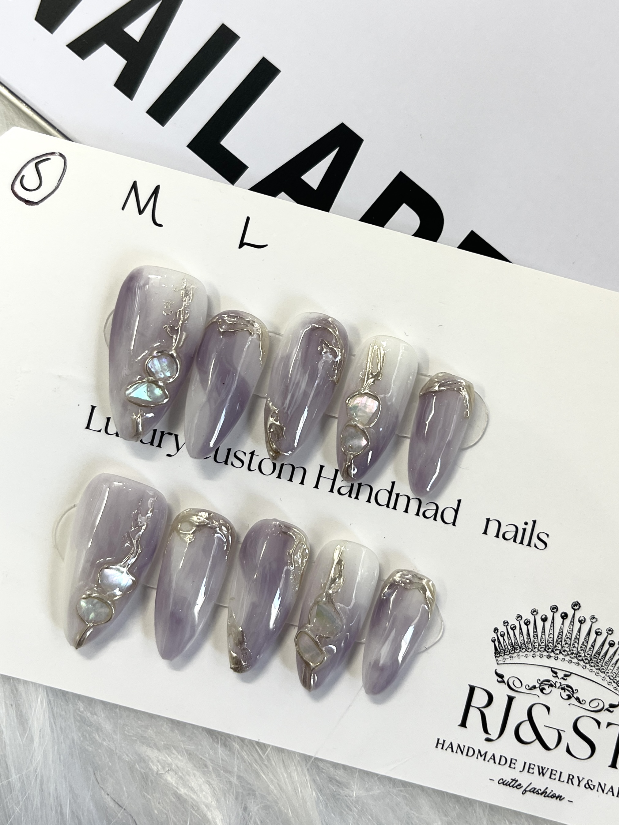 Twilight Radiance-Handmade and custom Nails
