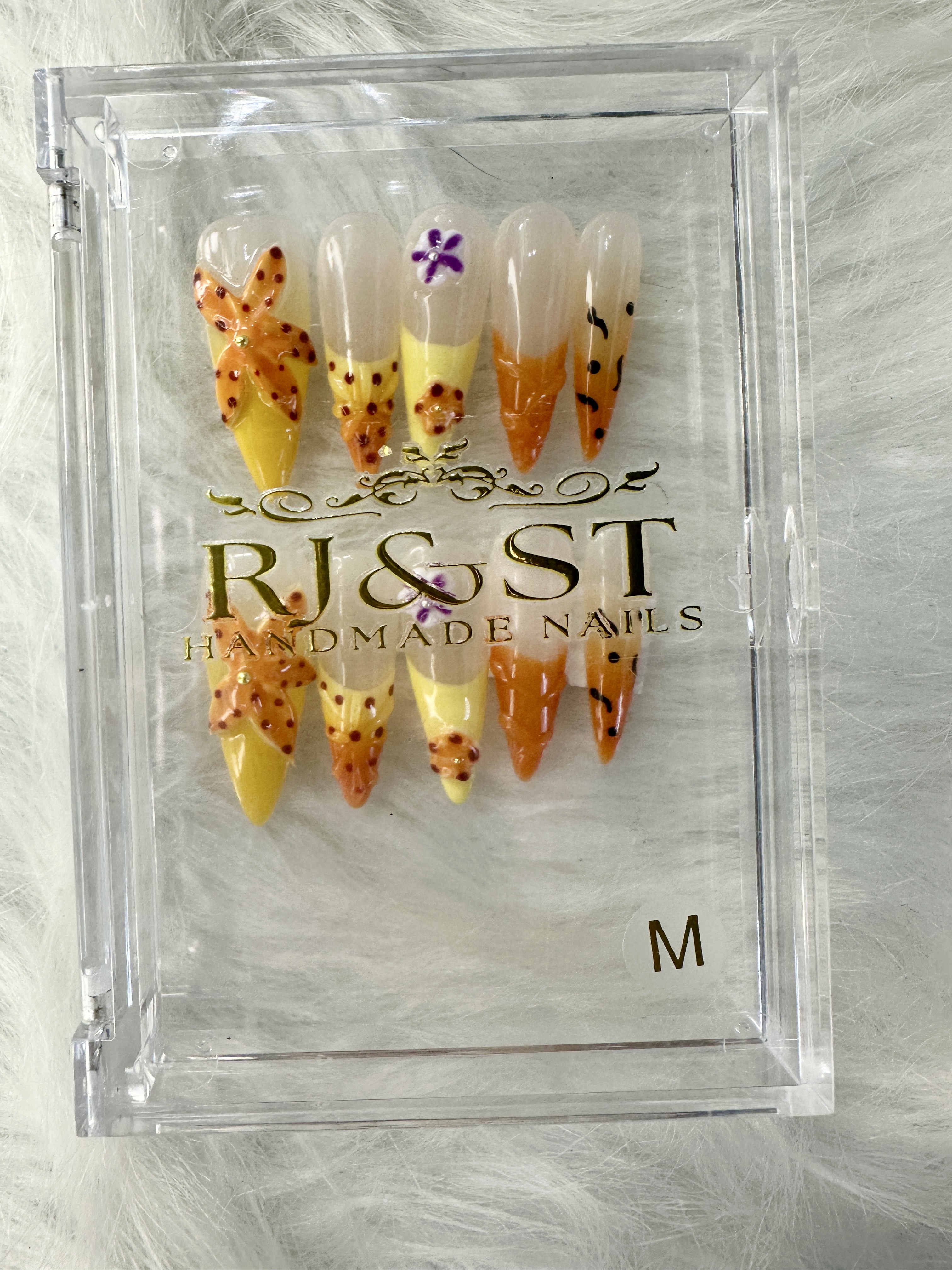 Sunset Bloom Press-On Nails